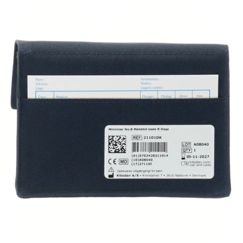 Medicintaskesæt fra Kibodan (str. 15x11 cm)