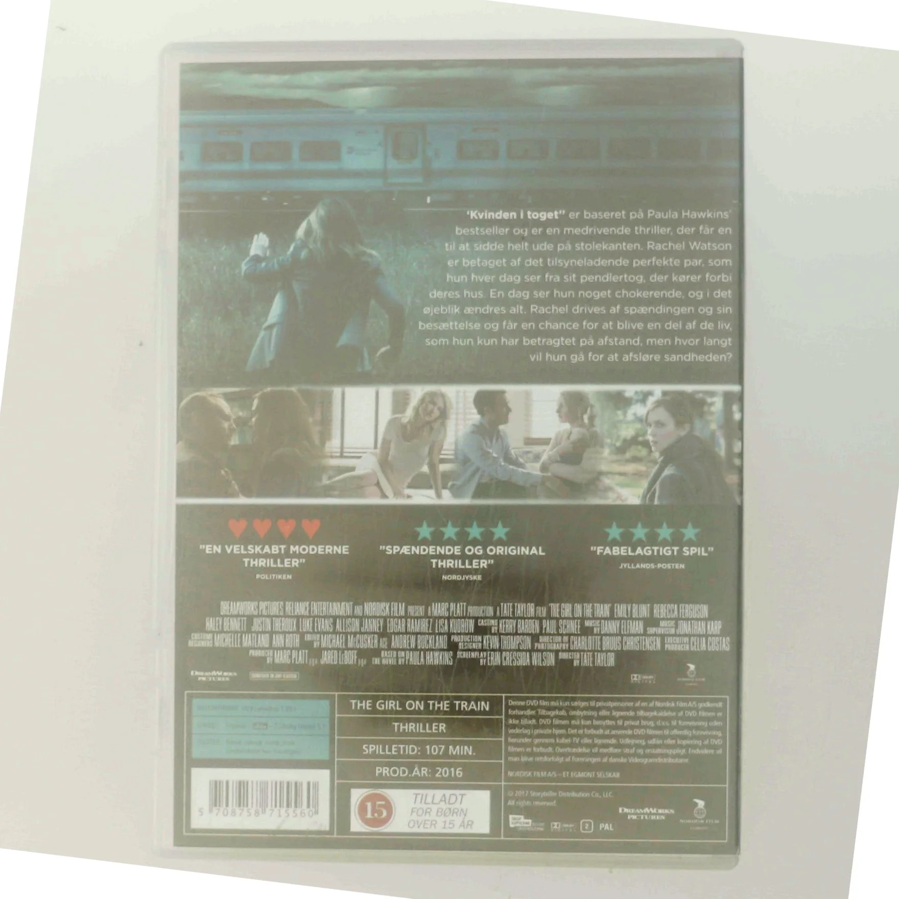 Kvinden I Toget med Emily Blunt (DVD)