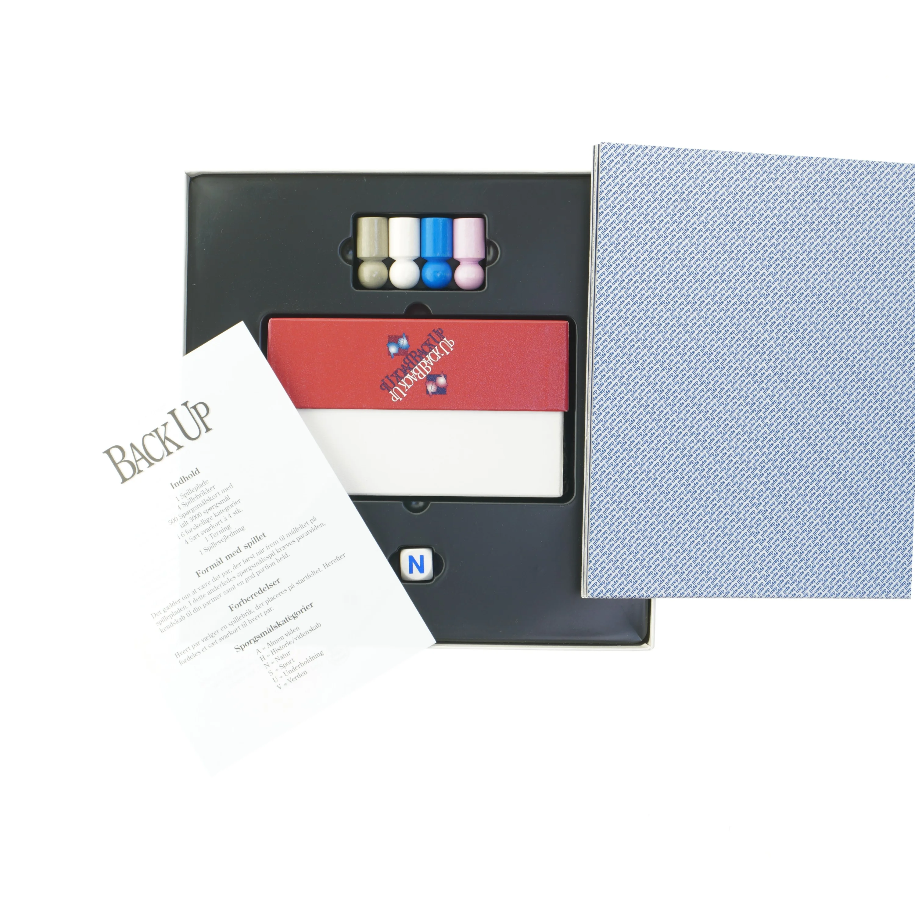 Back Up brætspil fra Danspil (str. 27x27 cm)