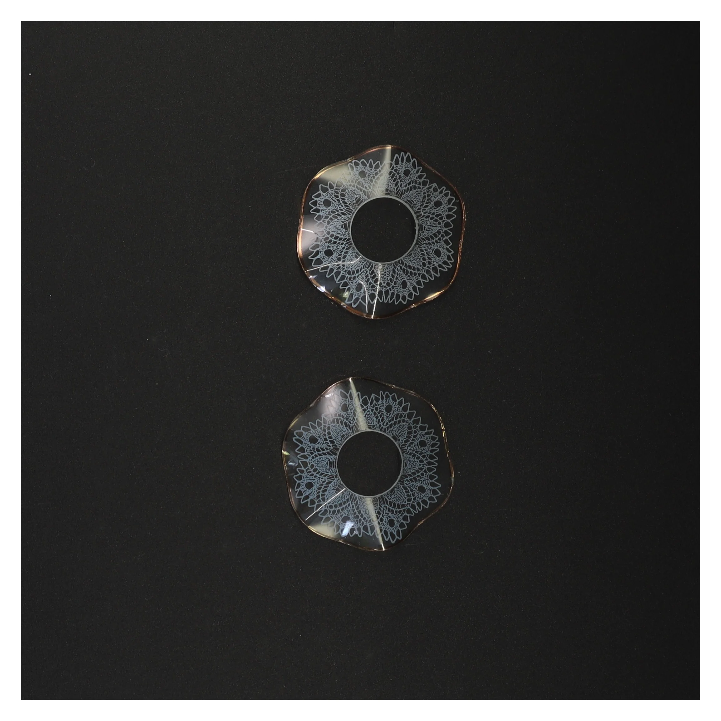 Bølget lysmanchet (str. 7 cm)