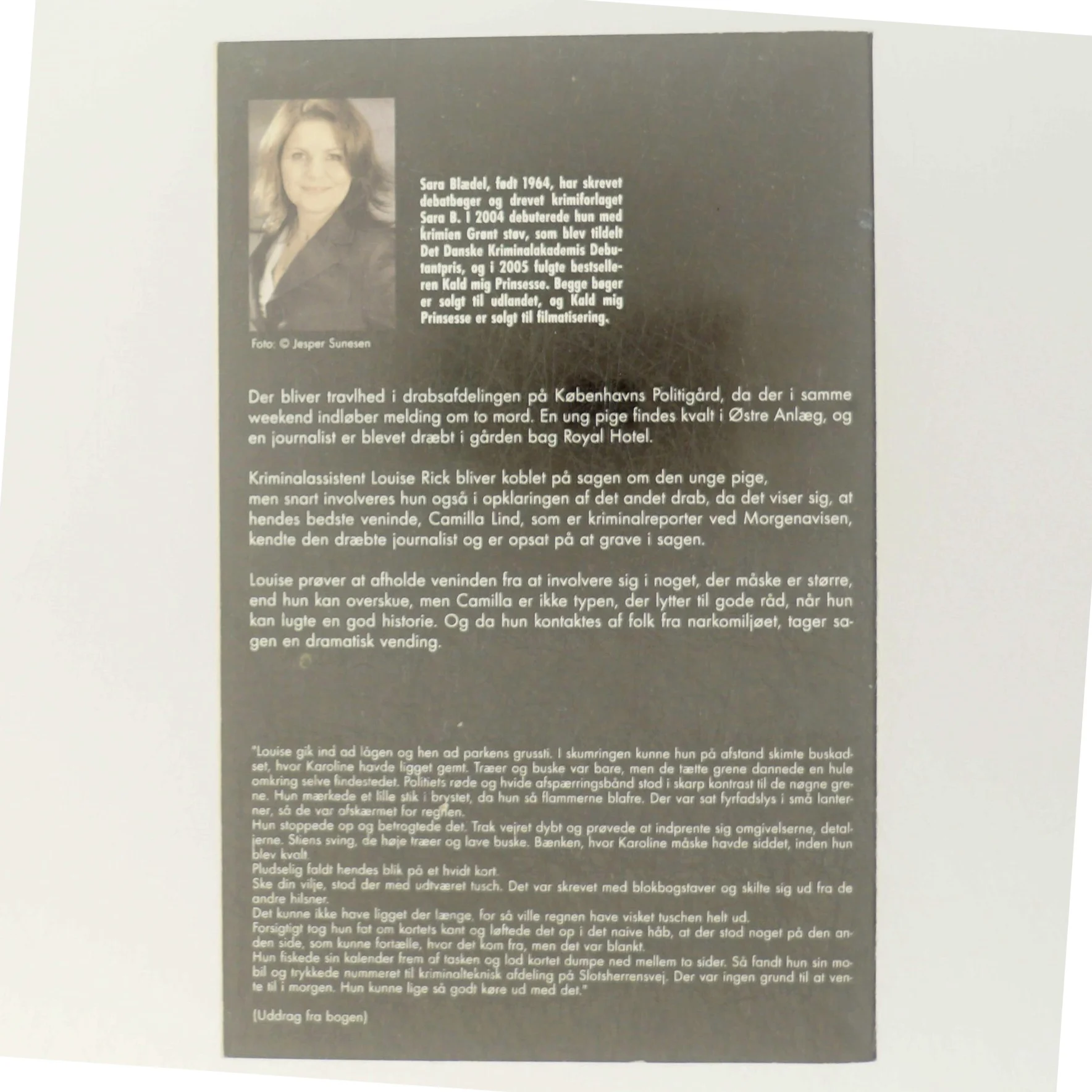 Sara Blædel, Grønt støv