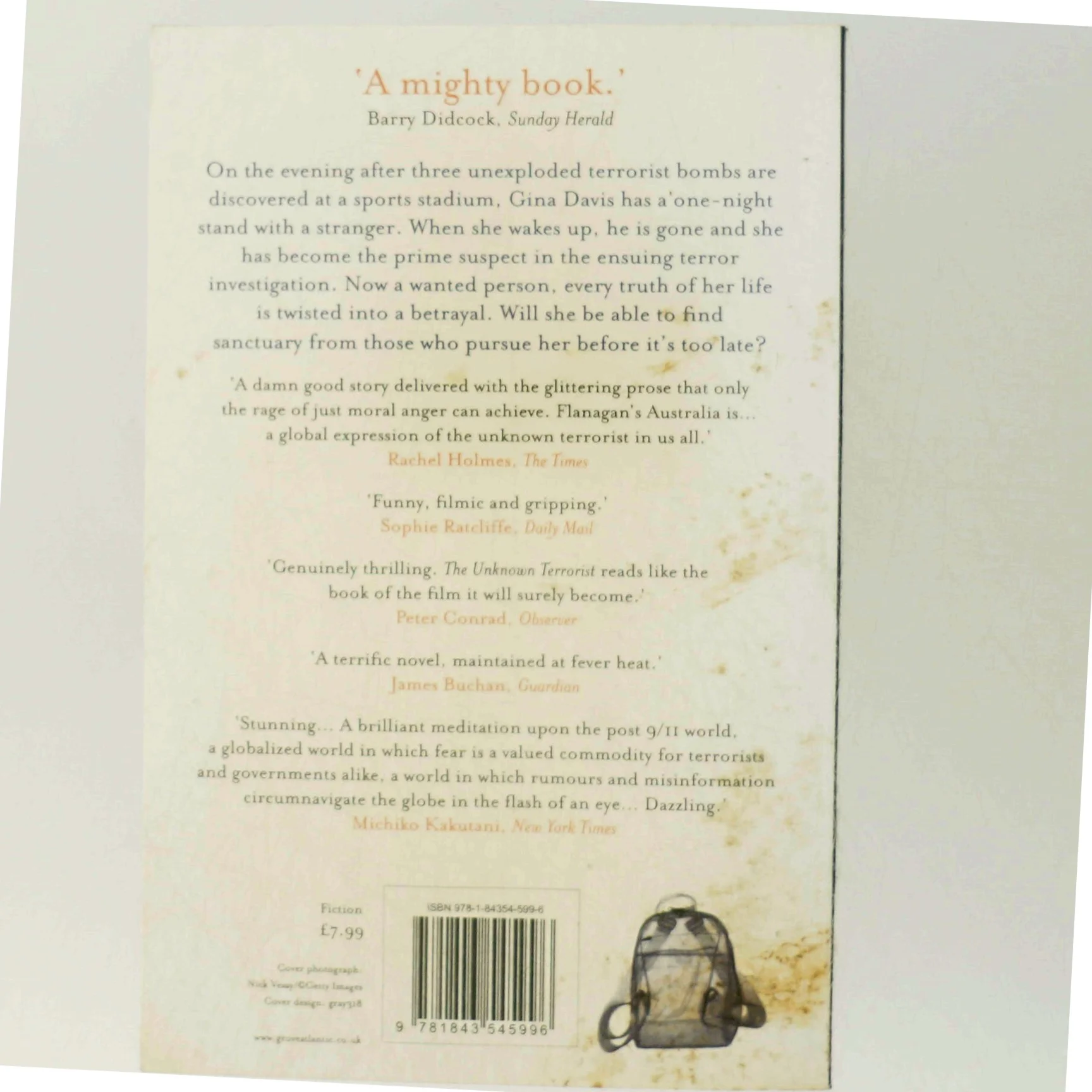 The unknown terrorist af Richard Flanagan (Bog)