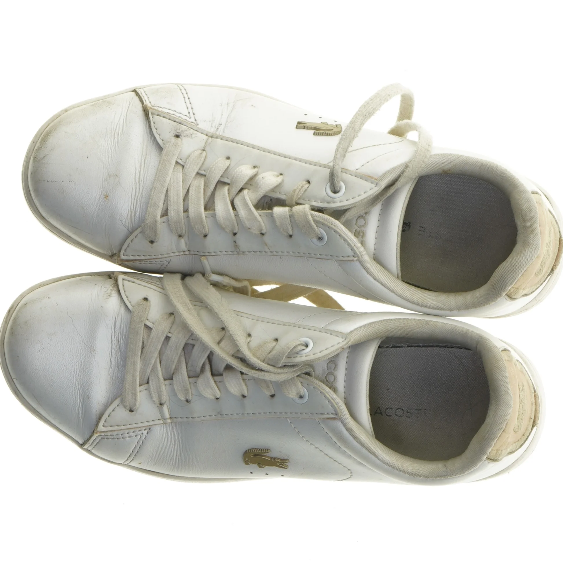 Brugte hvide sneakers fra Lacoste (str. 38 )