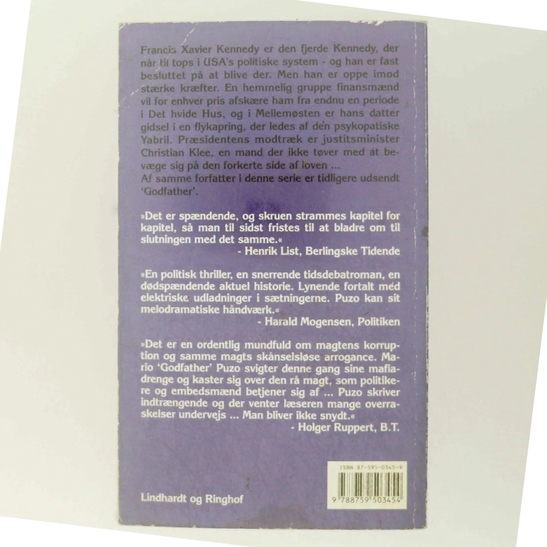 Den fjerde K af Mario Puzo (Bog)