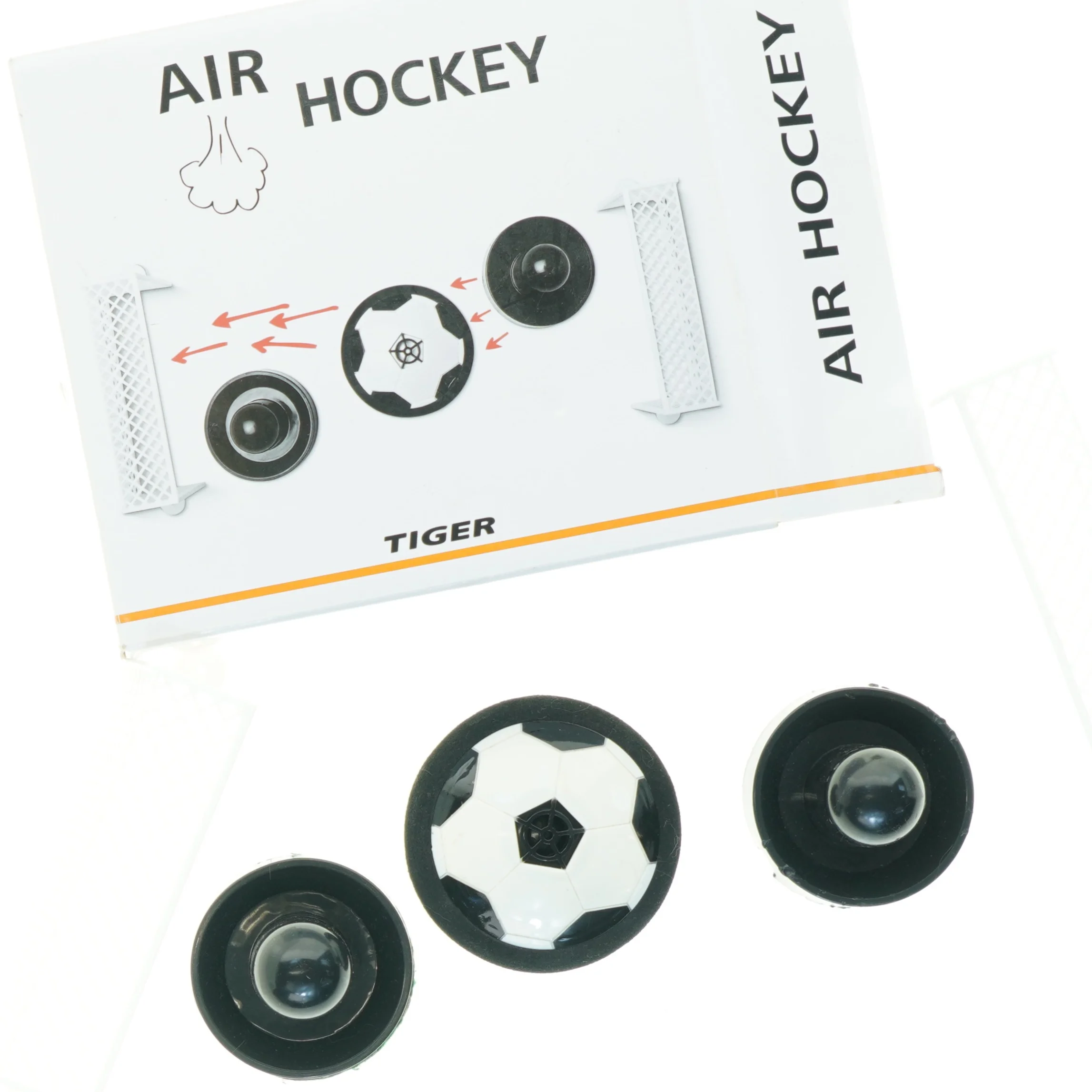 Bord-Airhockey Spil fra Tiger (str. Mål 15 x 8 x 5 cm)