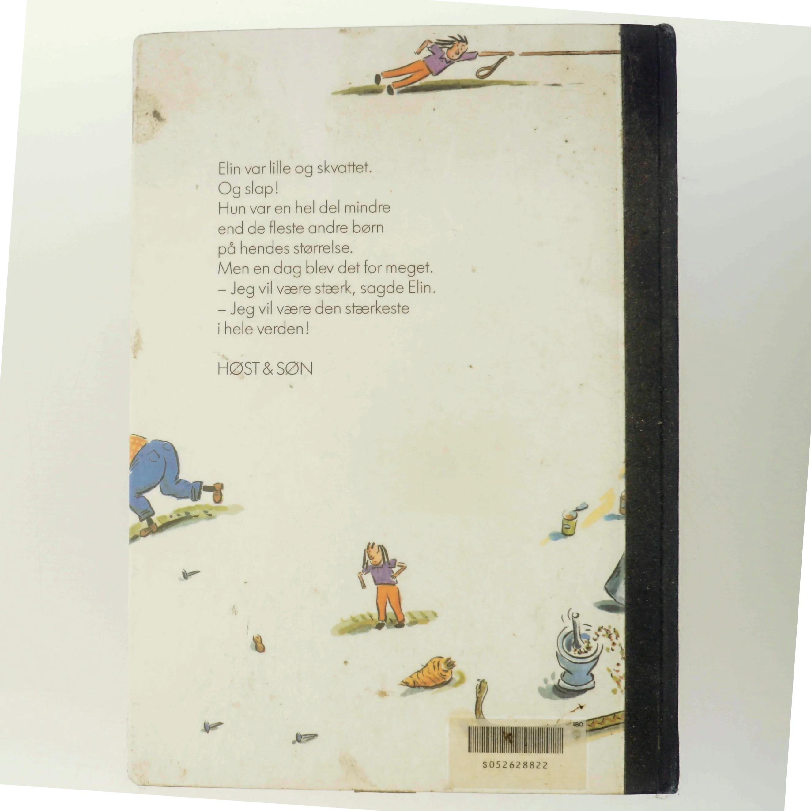 Børnebog 'Elin - den stærkeste i verden' fra Høst & Søn