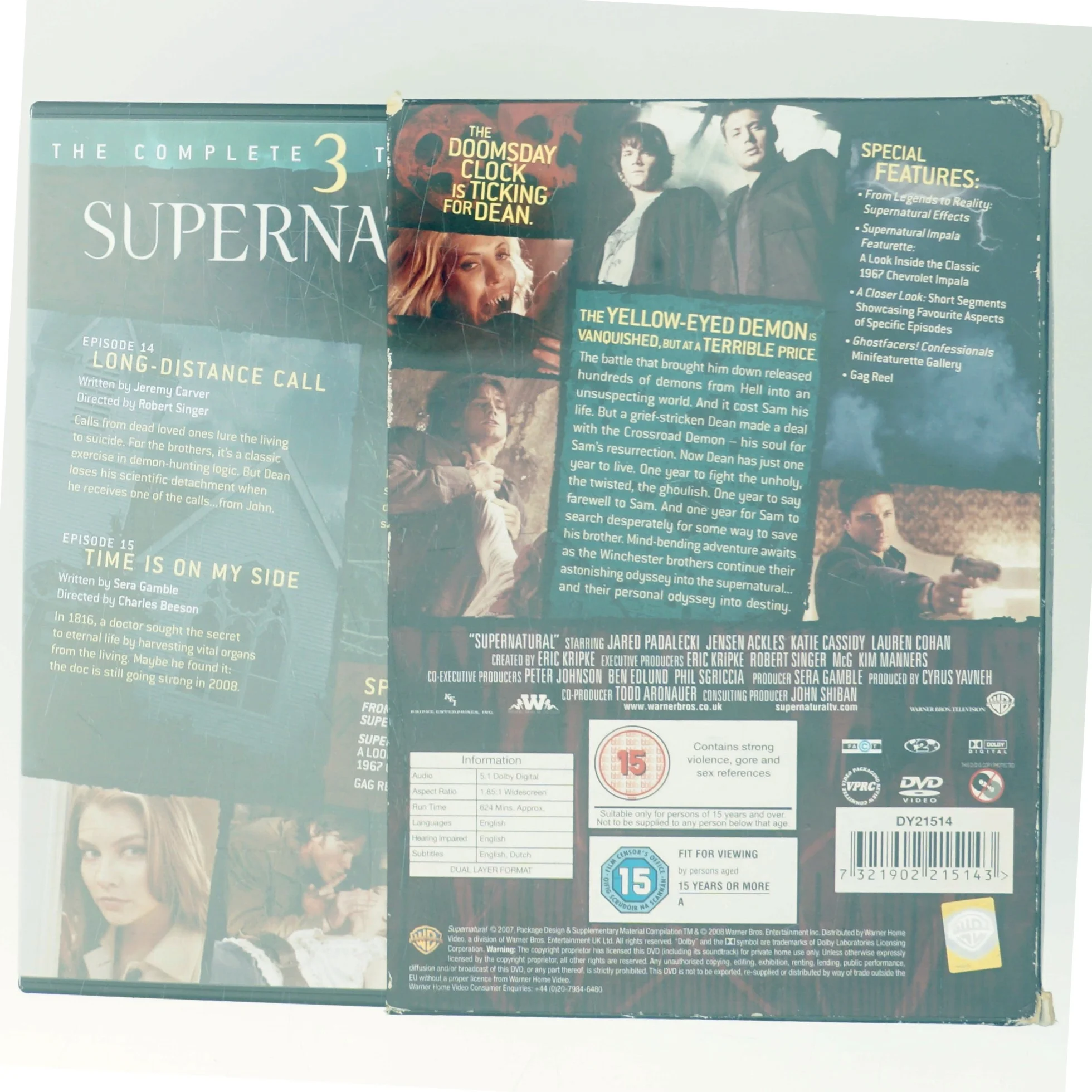 Supernatural med Jared Padalecki (DVD)