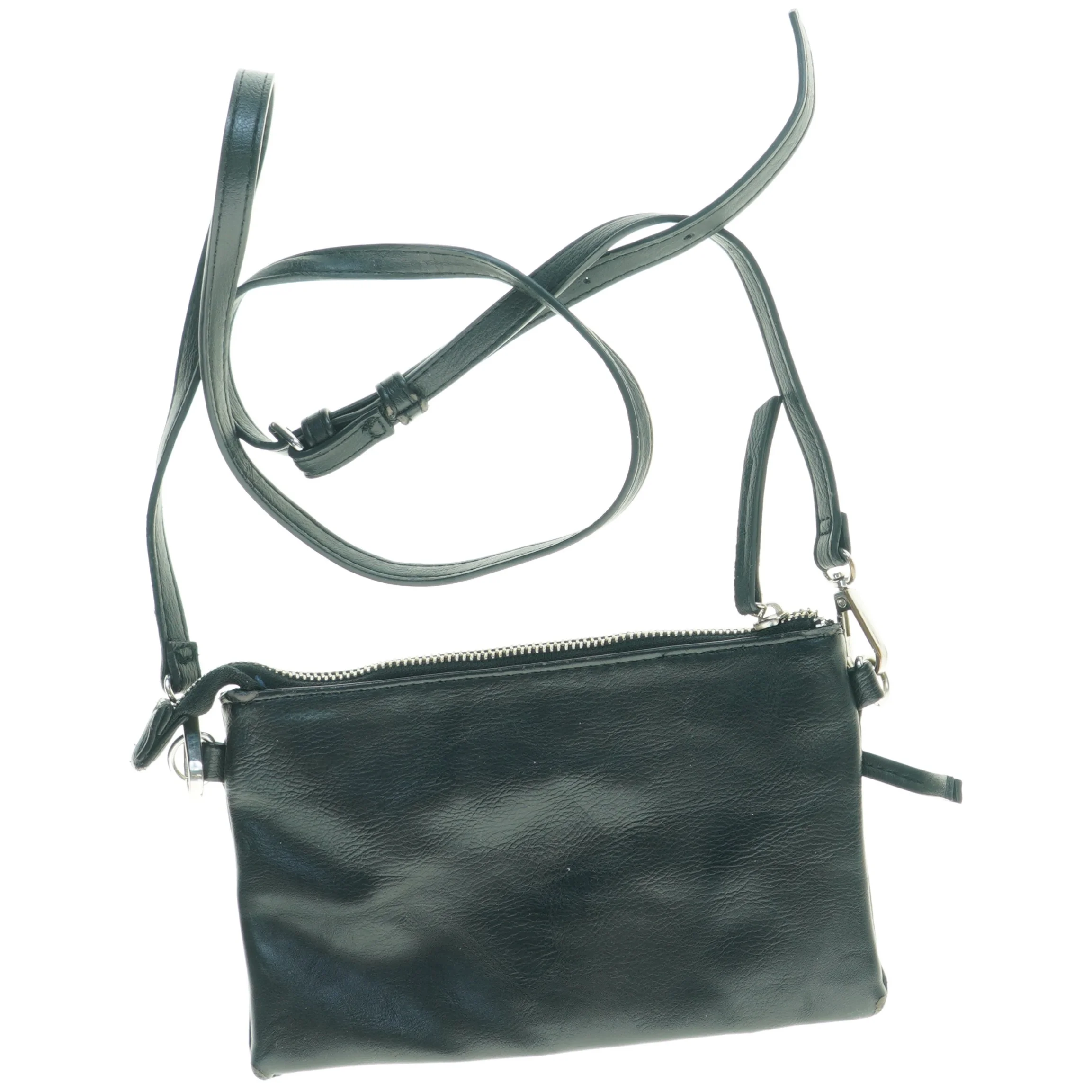 Sort skuldertaske (str. 21 x 14 cm)