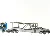 Model lastbil med autotransport trailer (str. 50,5 cm)