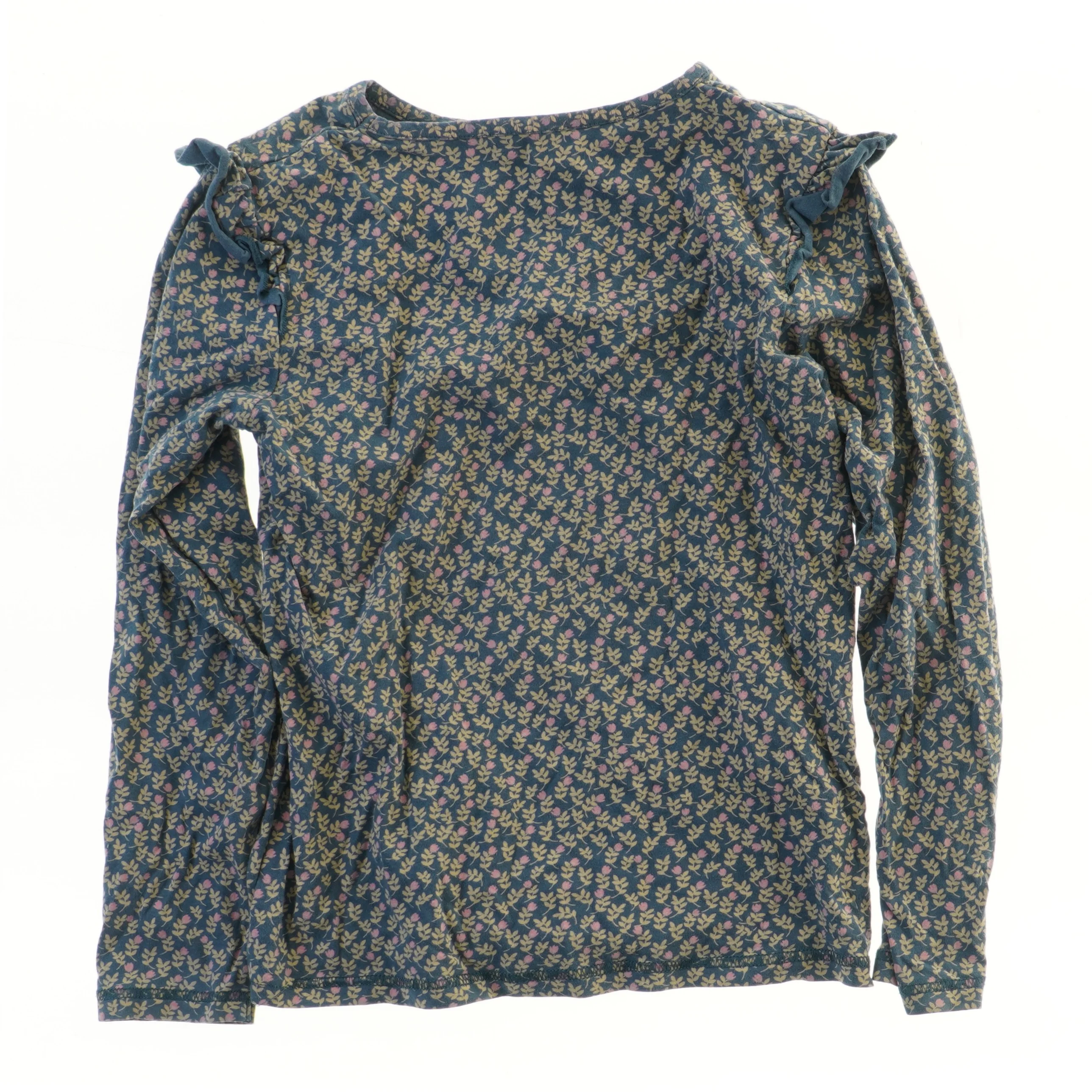 Langærmet bluse med blomster fra Friends (str. 134)