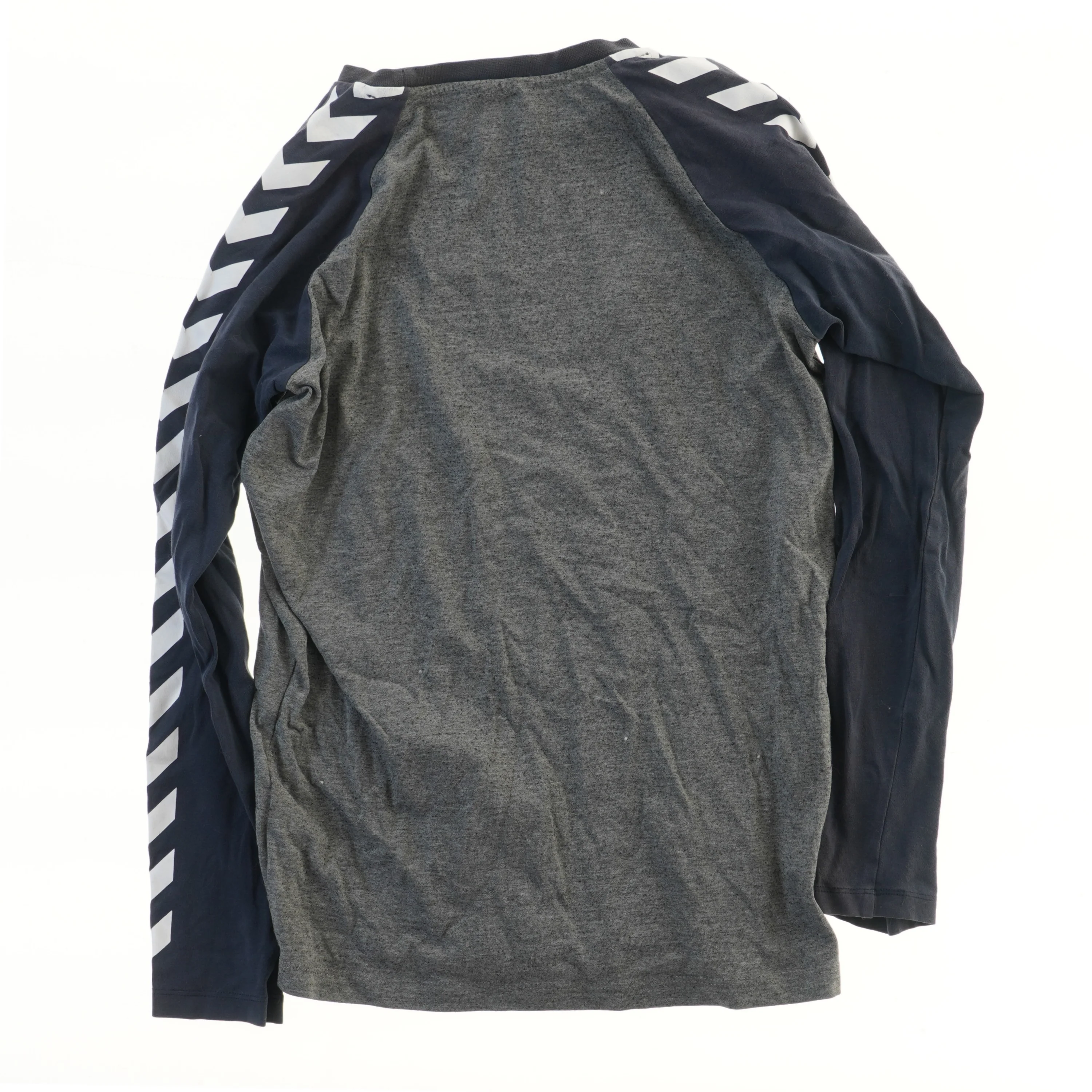 Langærmet T-shirt med logo fra Hummel (str. 152)