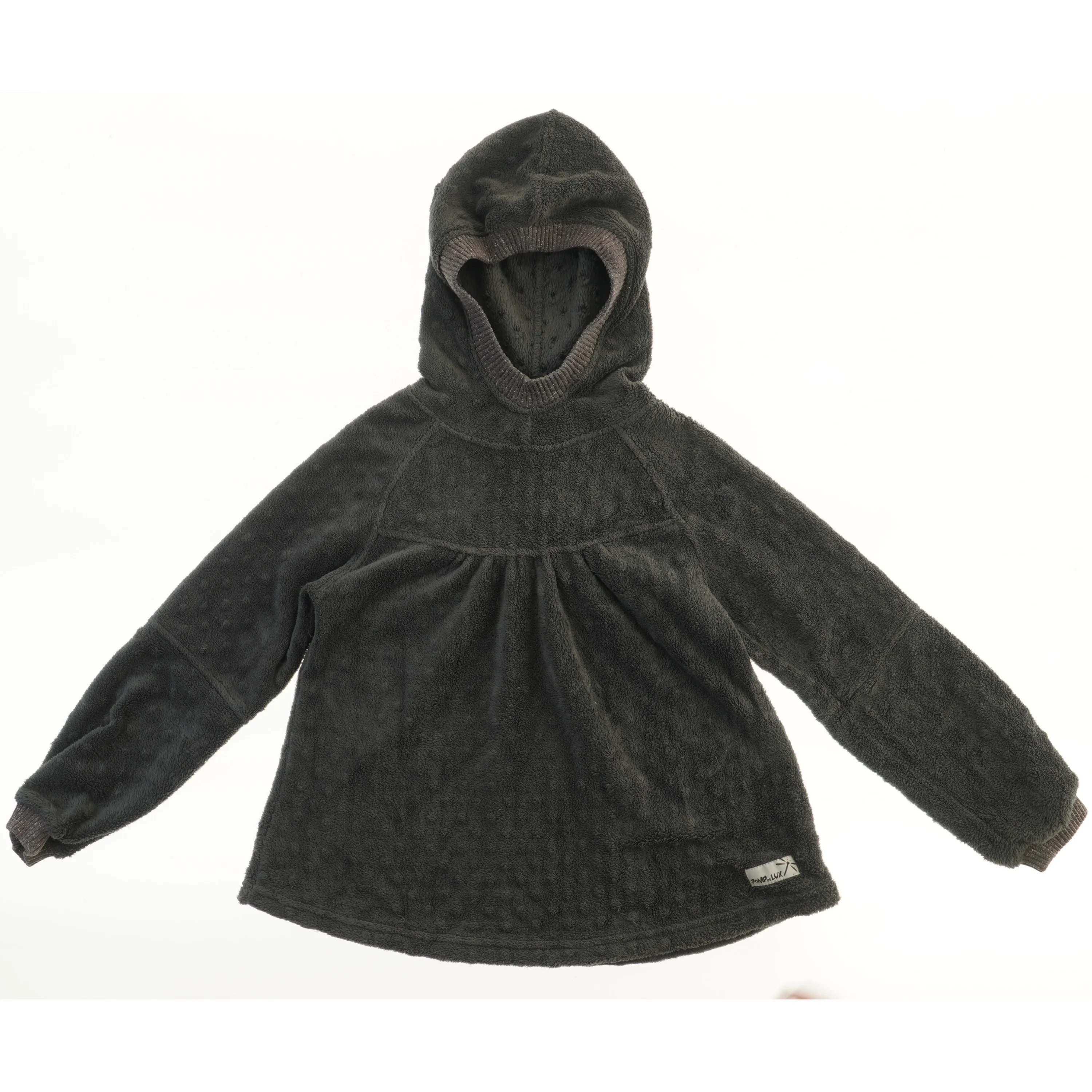 Fleece hættetrøje til børn fra Pomp de Lux (str. 134)
