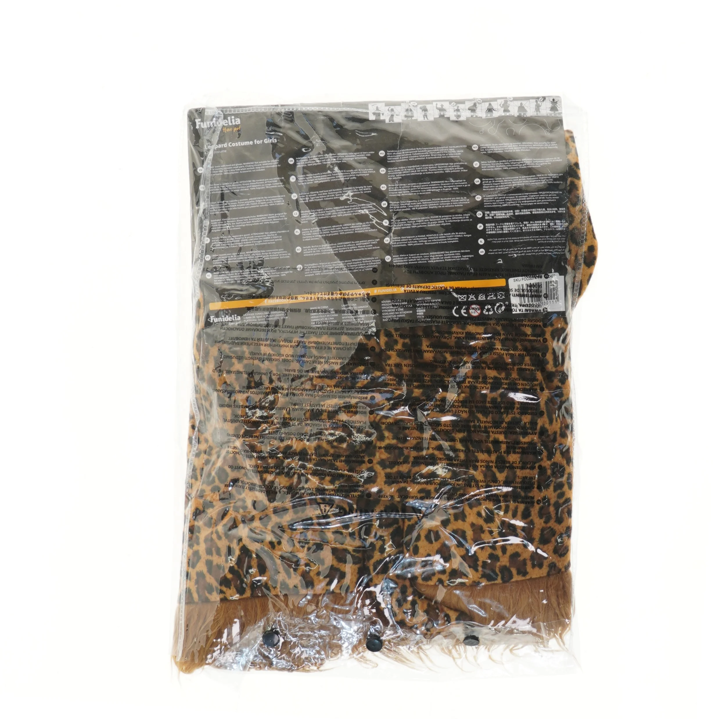 Leopard kostume til piger fra Funidelia (str. 7-9 år )