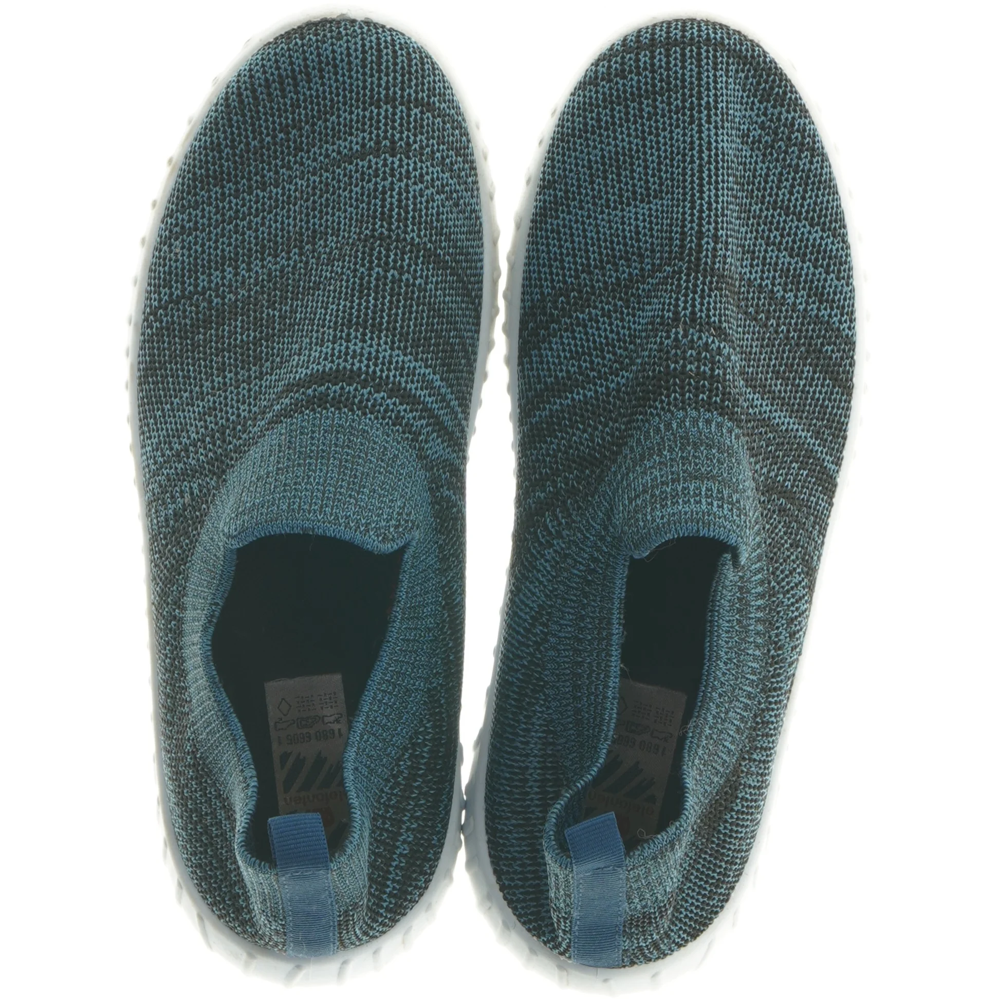 Blå sneakers i strik fra Elefanten (str. 35 )