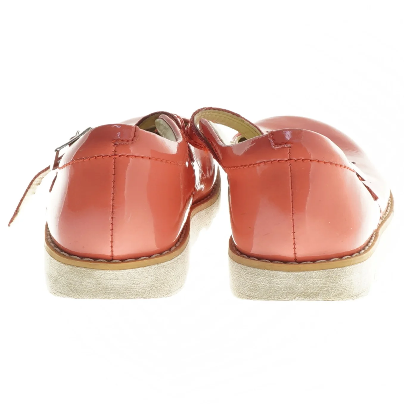  Røde pigesko med rem fra Clarks (str. længde 20 cm)