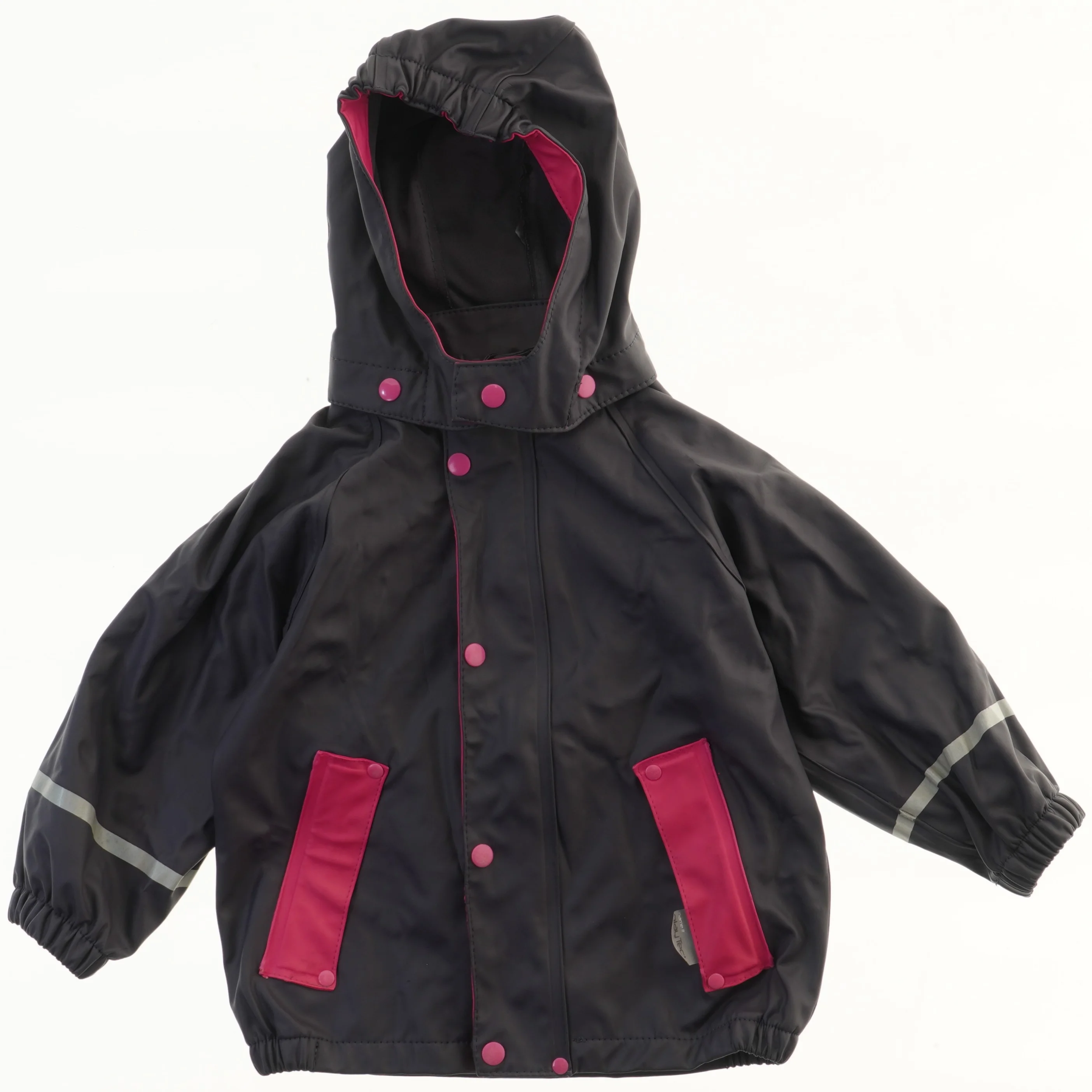 Børne regnjakke med hætte fra Name It (str. 86)