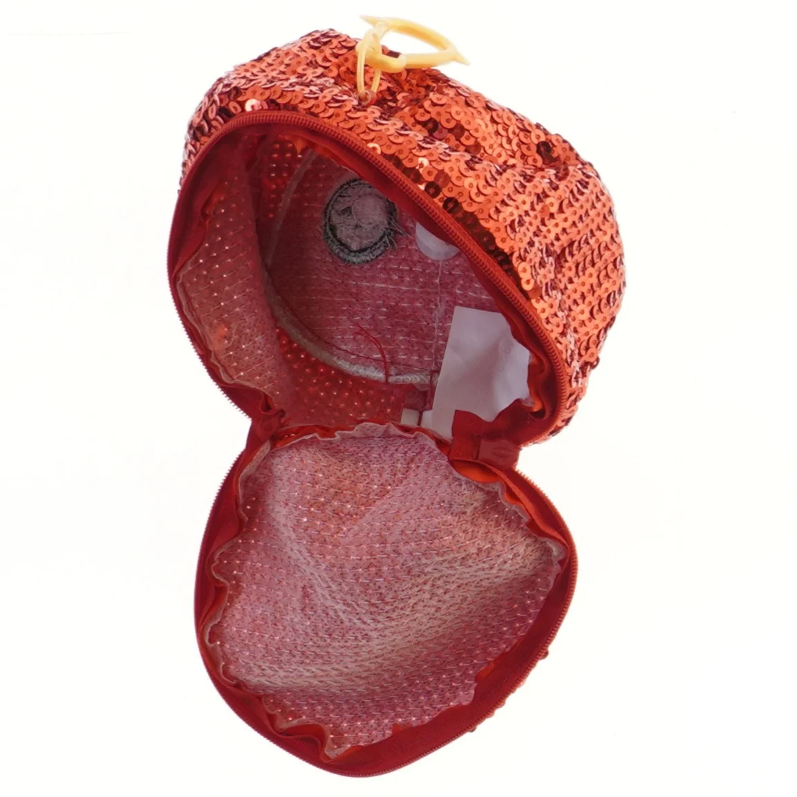 Glitrende ugle pung (str. Ø 14x9,5 cm)