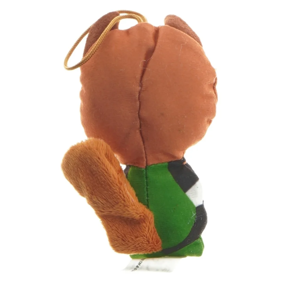 Raket bamse med grøn dragt (str. 11 cm)