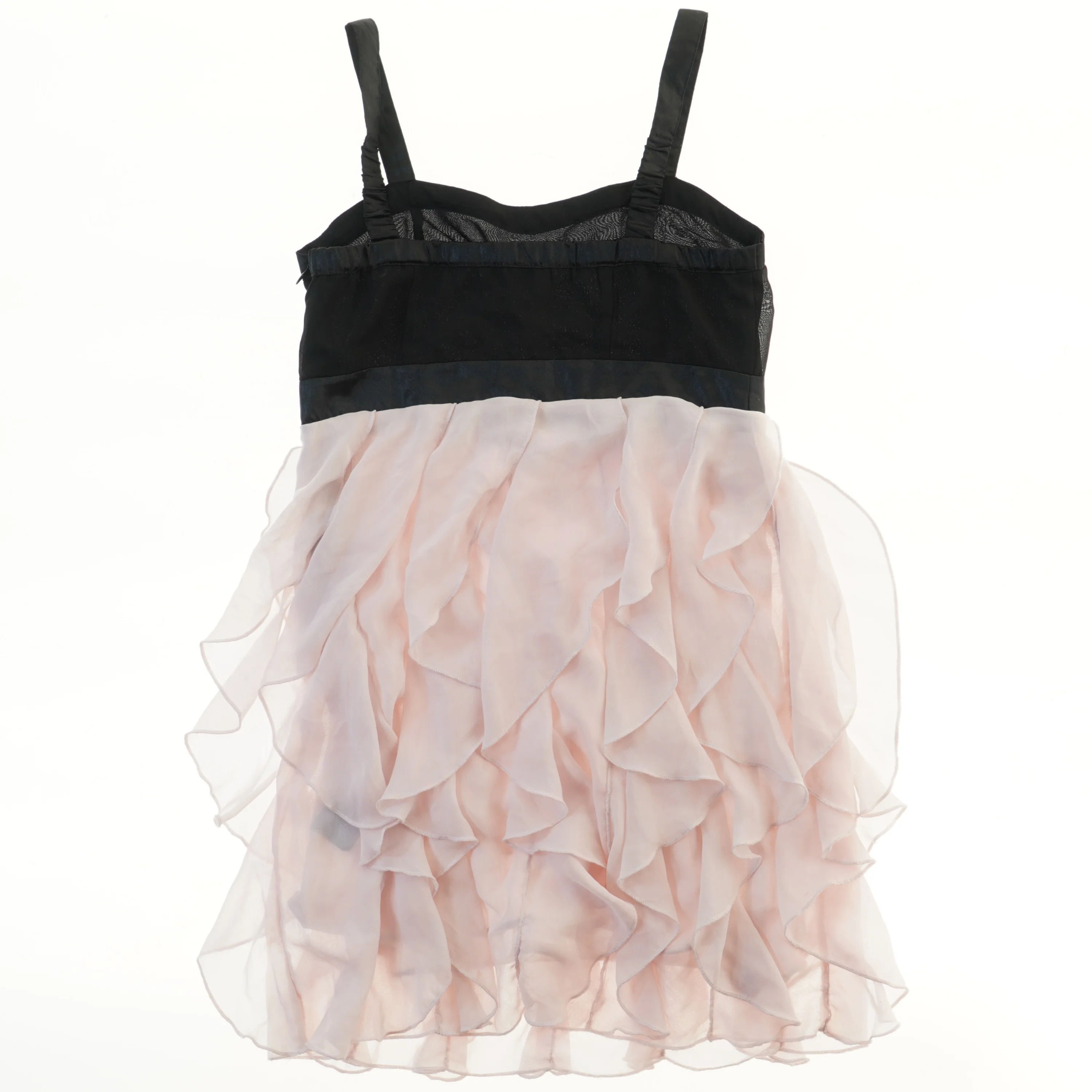 Pigetop med flæser fra H&M (str. 158)