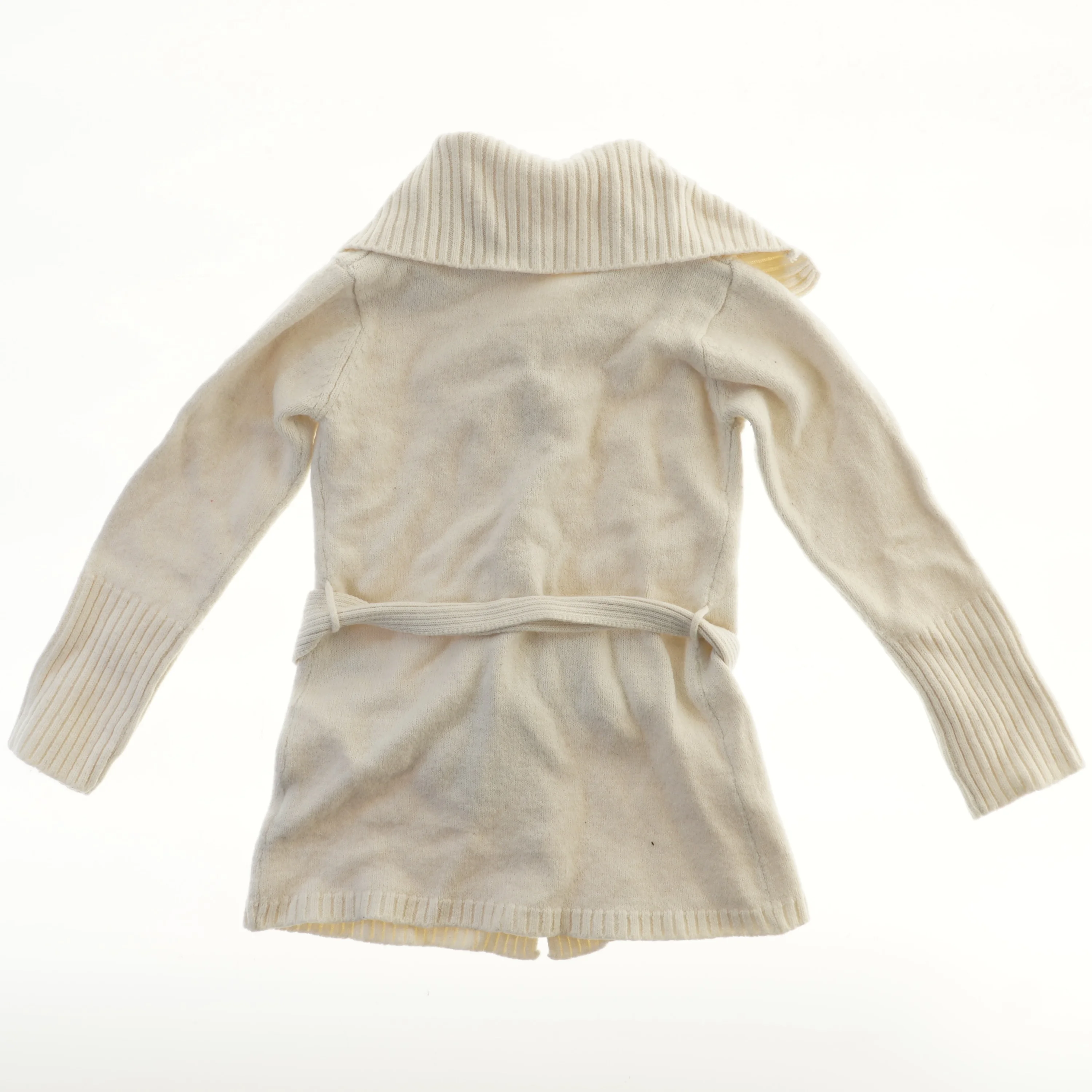 Strikket cardigan med bælte fra H&M (str. 140)