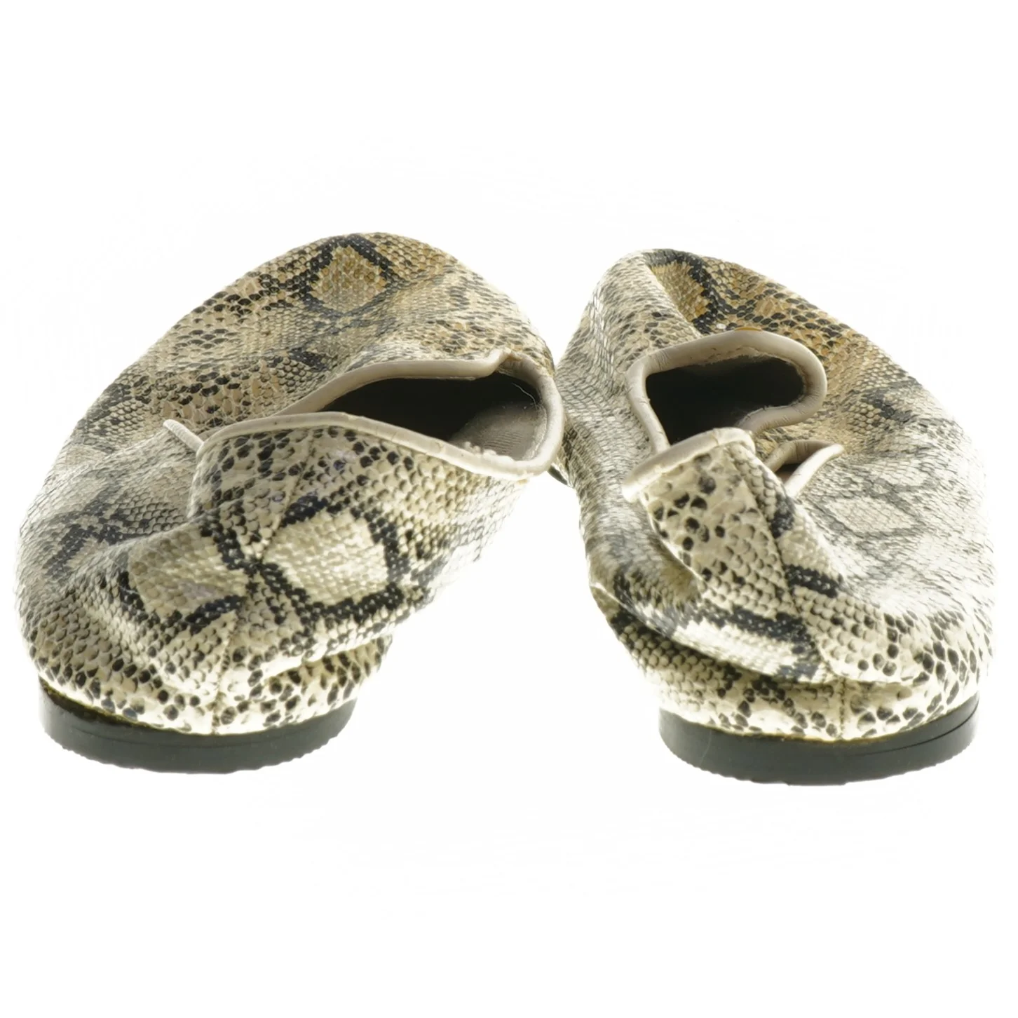 Nye Dame loafers med slangeskindsmønster (str. 38 )