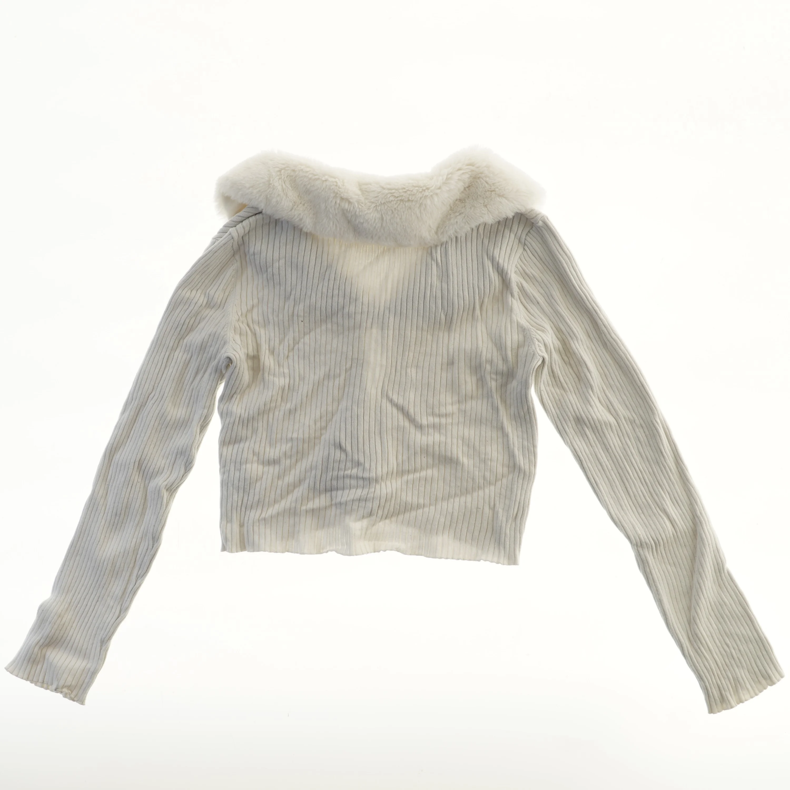 Langærmet trøje med pelskrave fra H&M (str. 146)