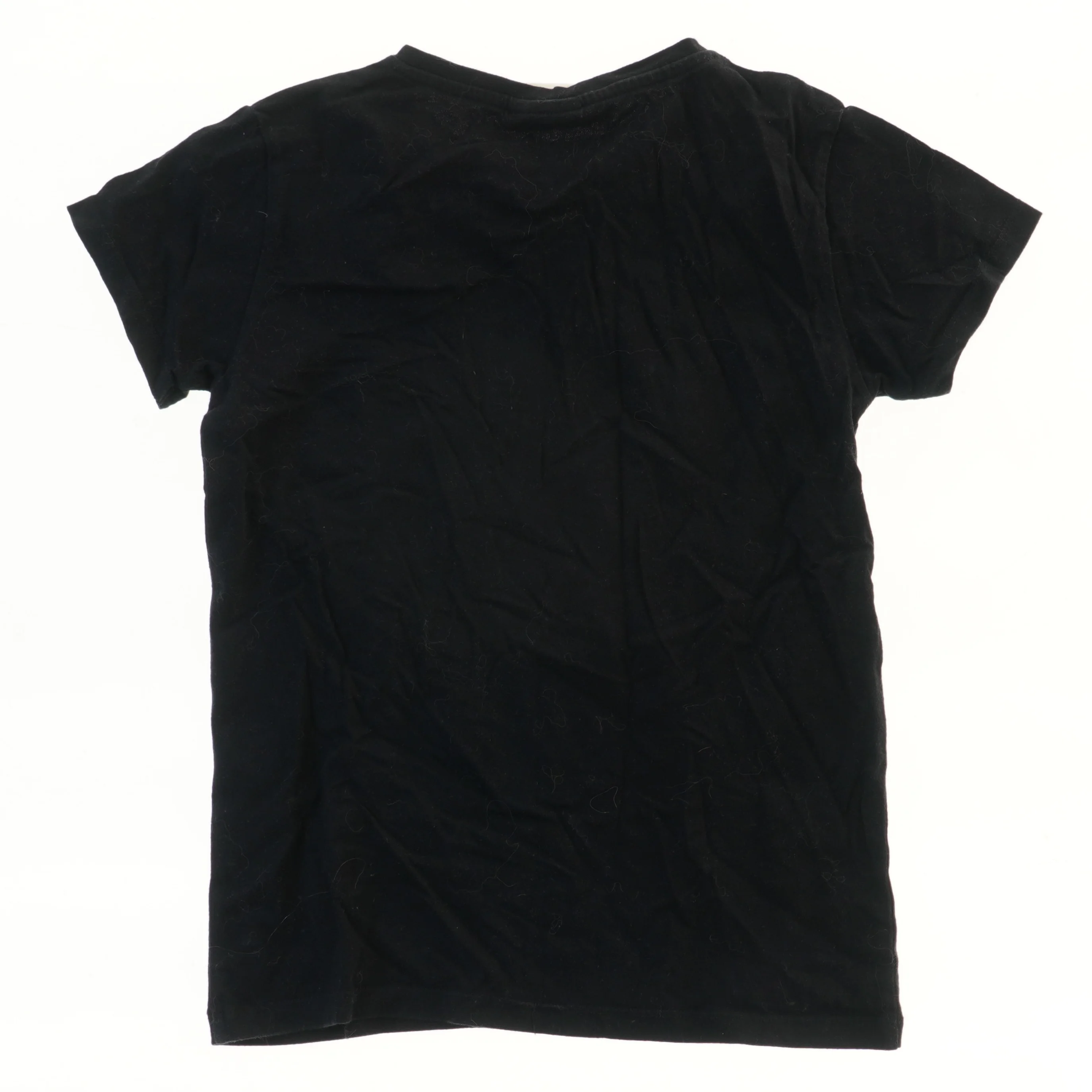 Sort T-shirt med tryk fra Sofie Schnoor (str. 140)