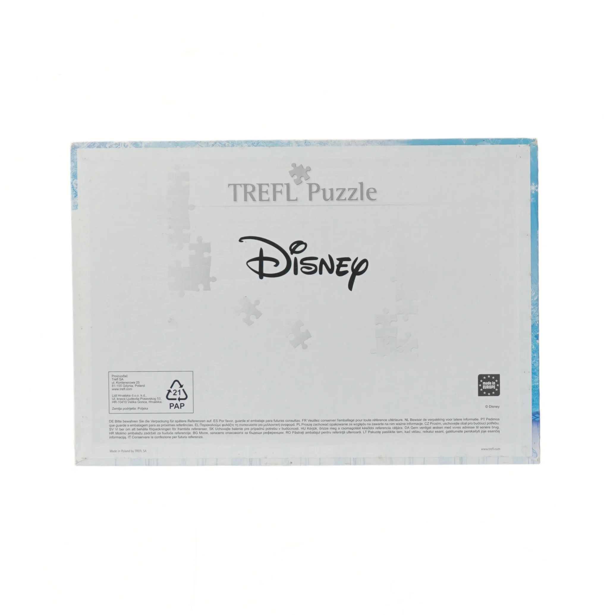 Disney Frozen puslespil fra Trefl, Disney (str. 33x23 cm)