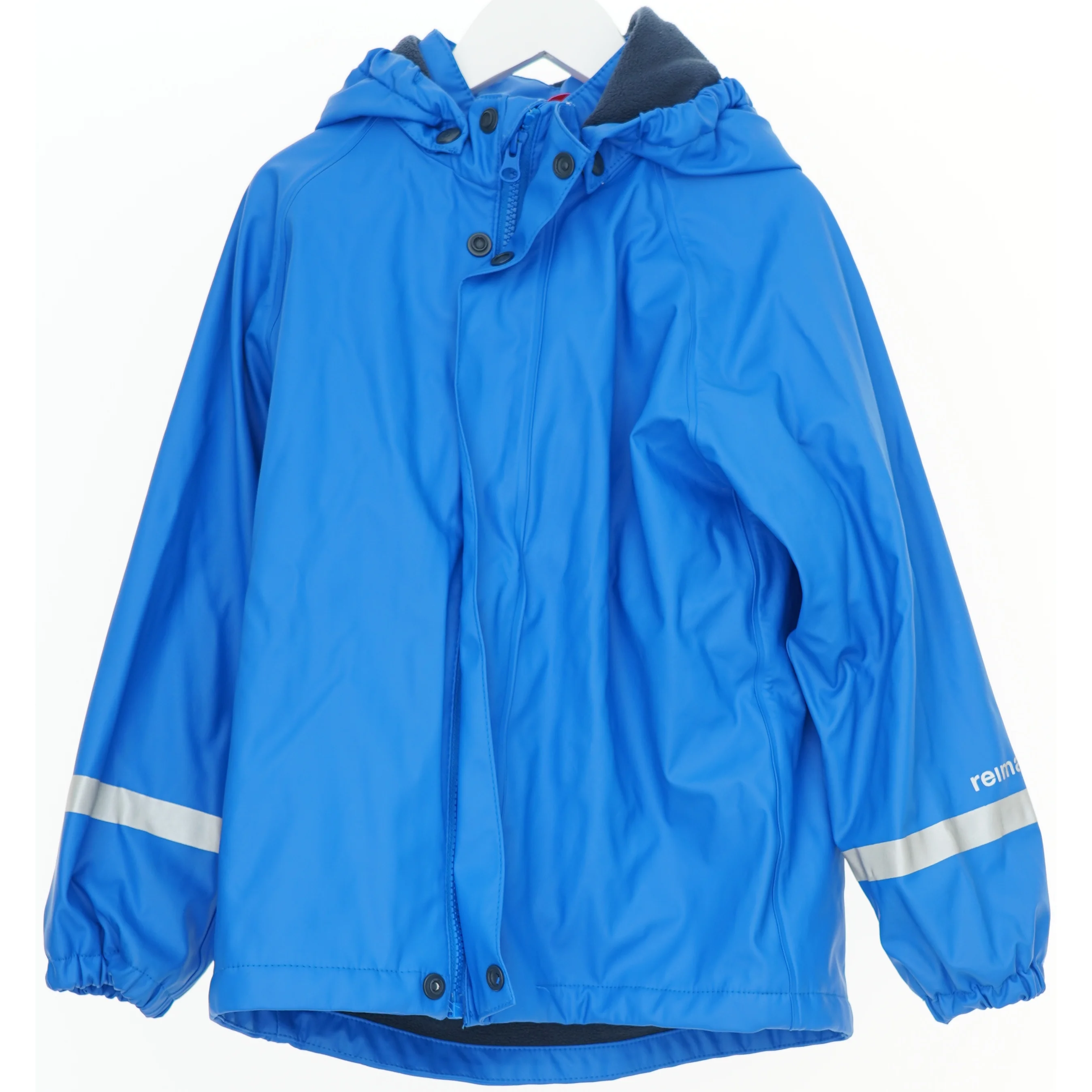 Regnjakke med hætte fra Reima (str. 122)