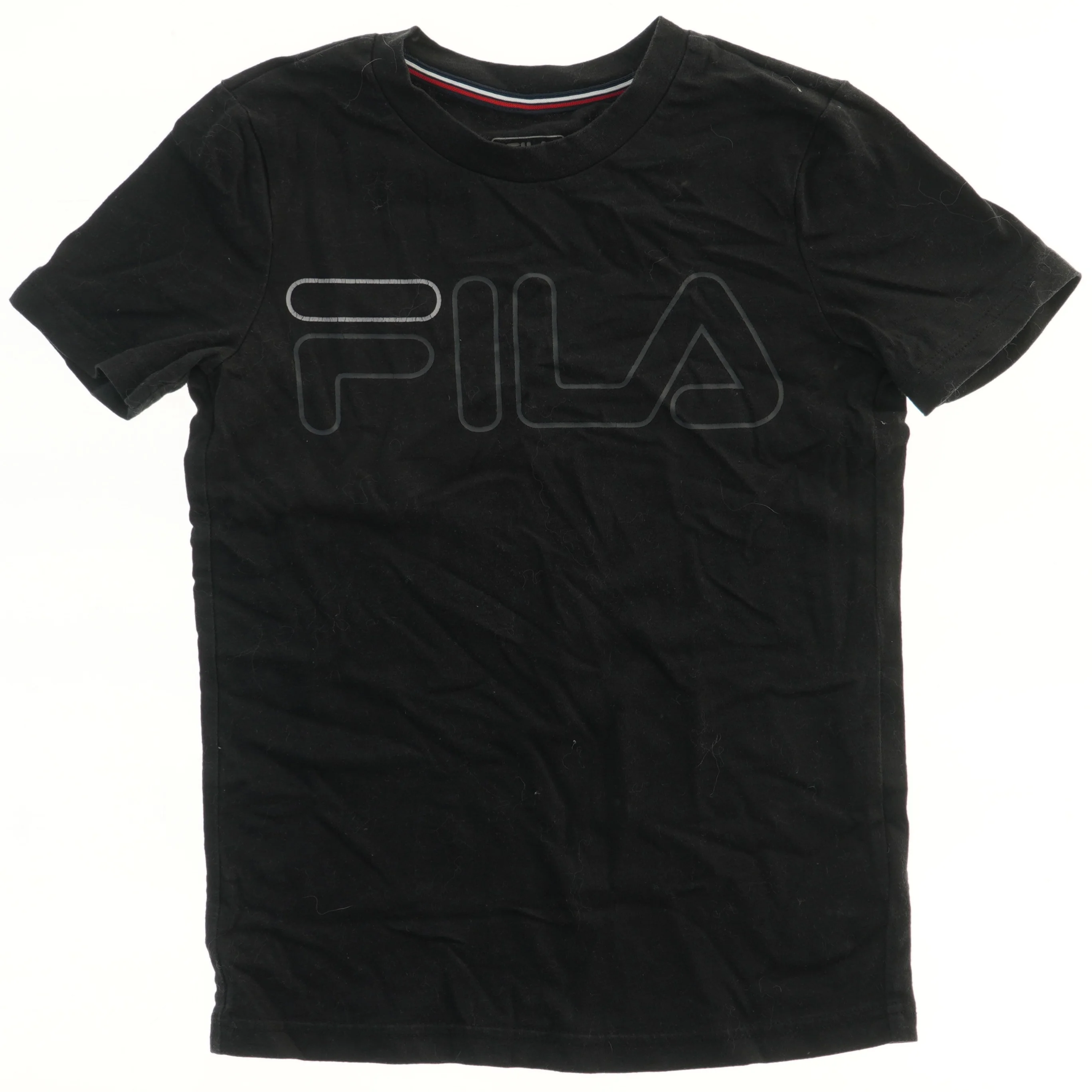 Sort T-shirt med logo fra Fila (str. 134)