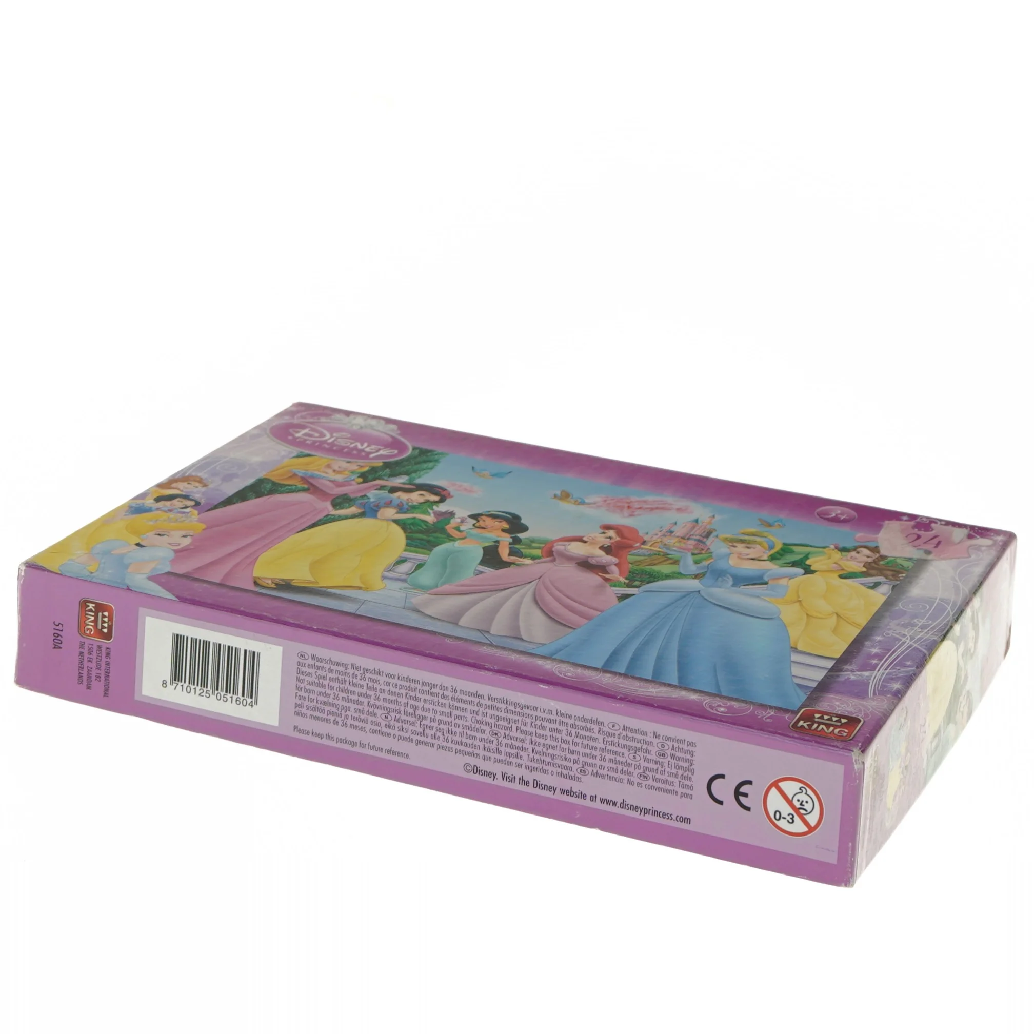 Disney Prinsesse Puslespil fra Disney (str. 4x25,5x18 cm)