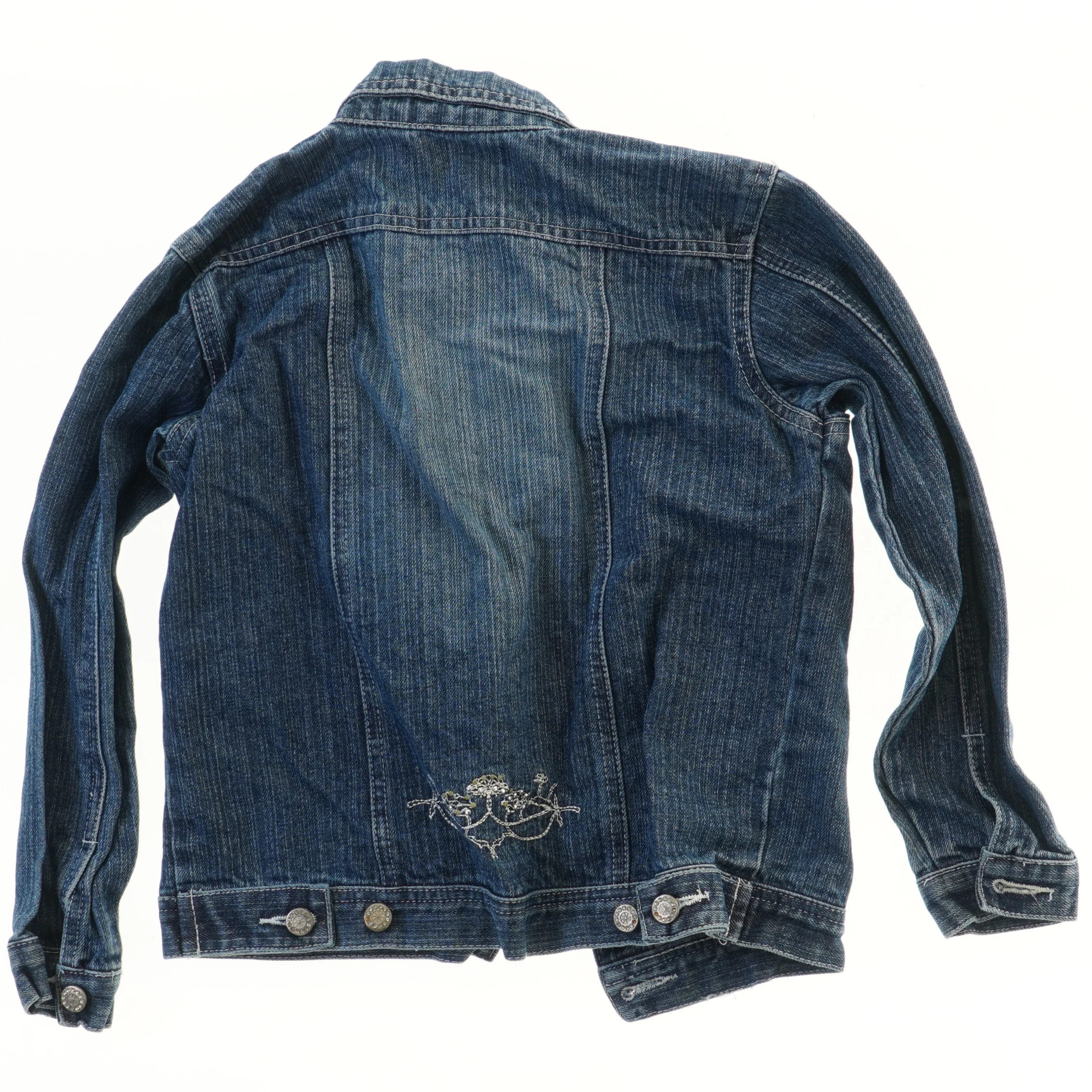 Denimjakke med broderi fra Kids Up (str. 134)