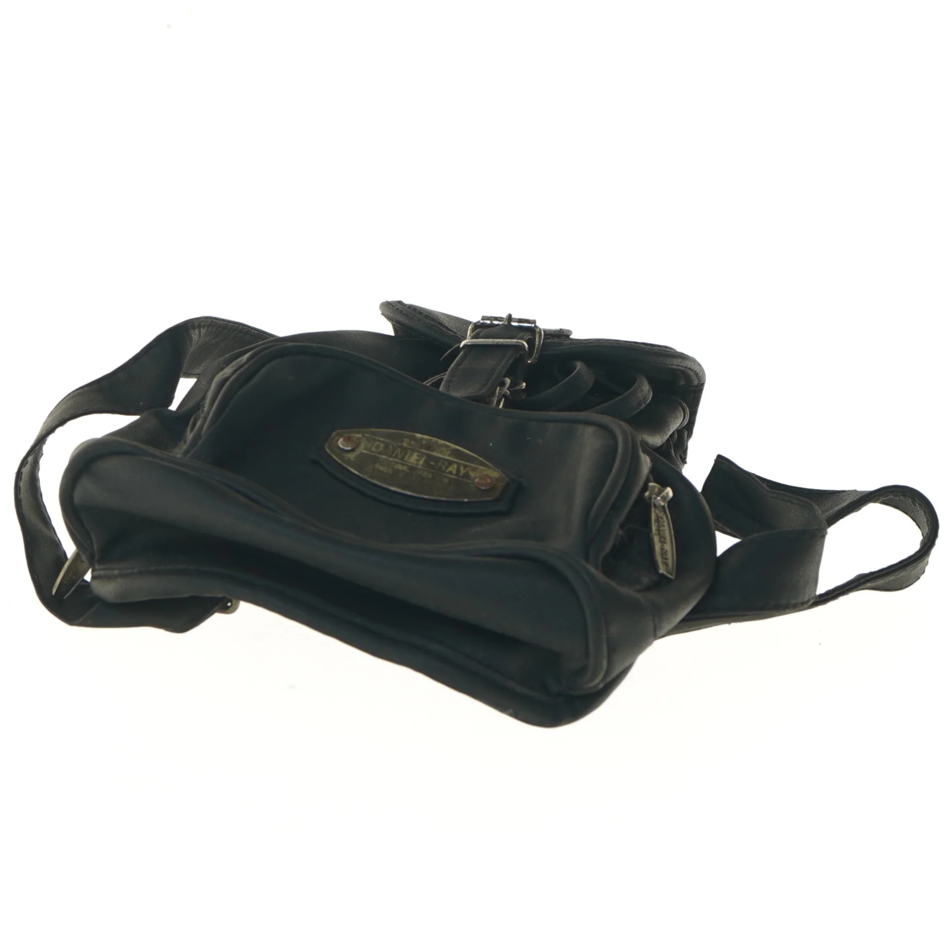 Sort rygsæk fra Daniel Ray (str. 22x7x18 cm)