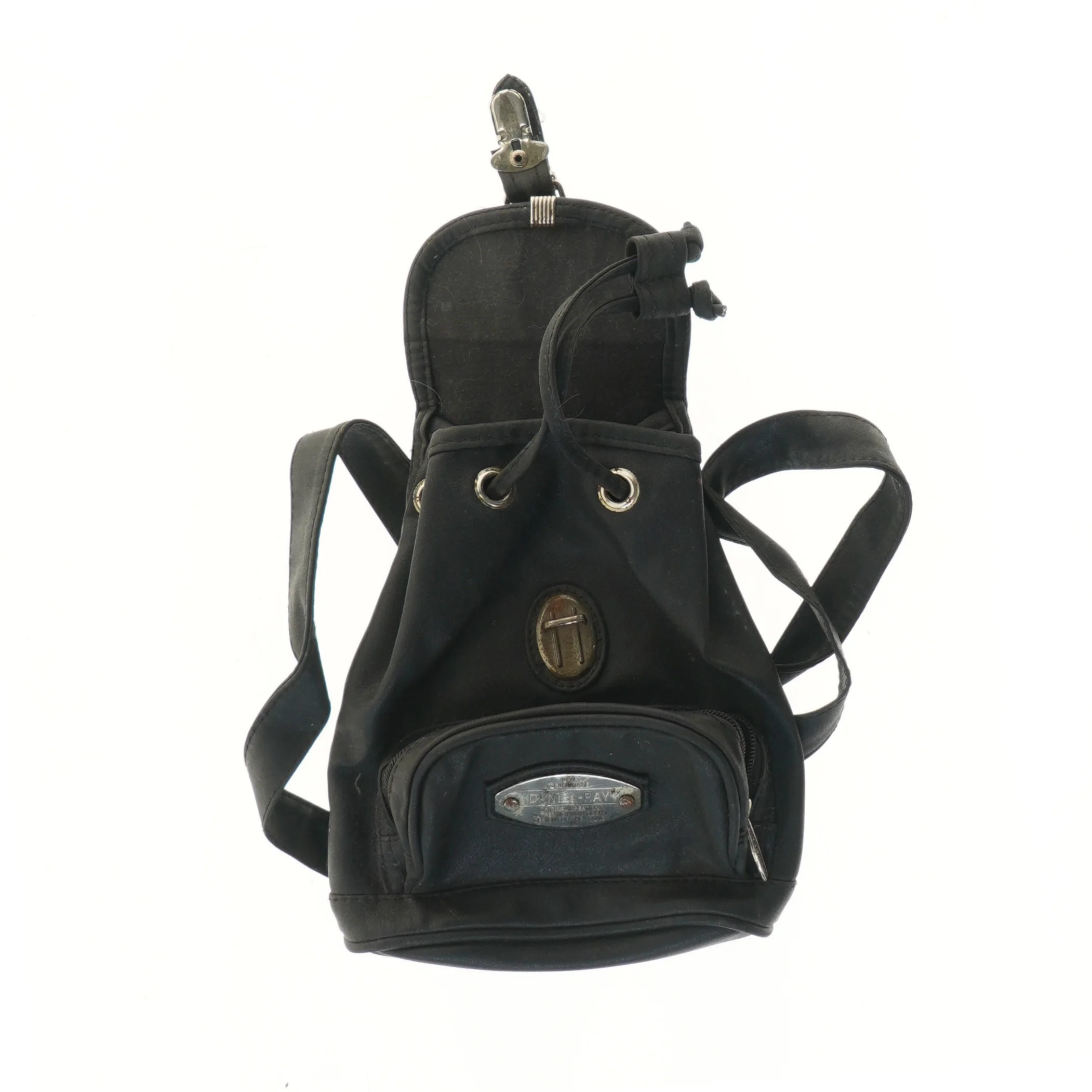 Sort rygsæk fra Daniel Ray (str. 22x7x18 cm)