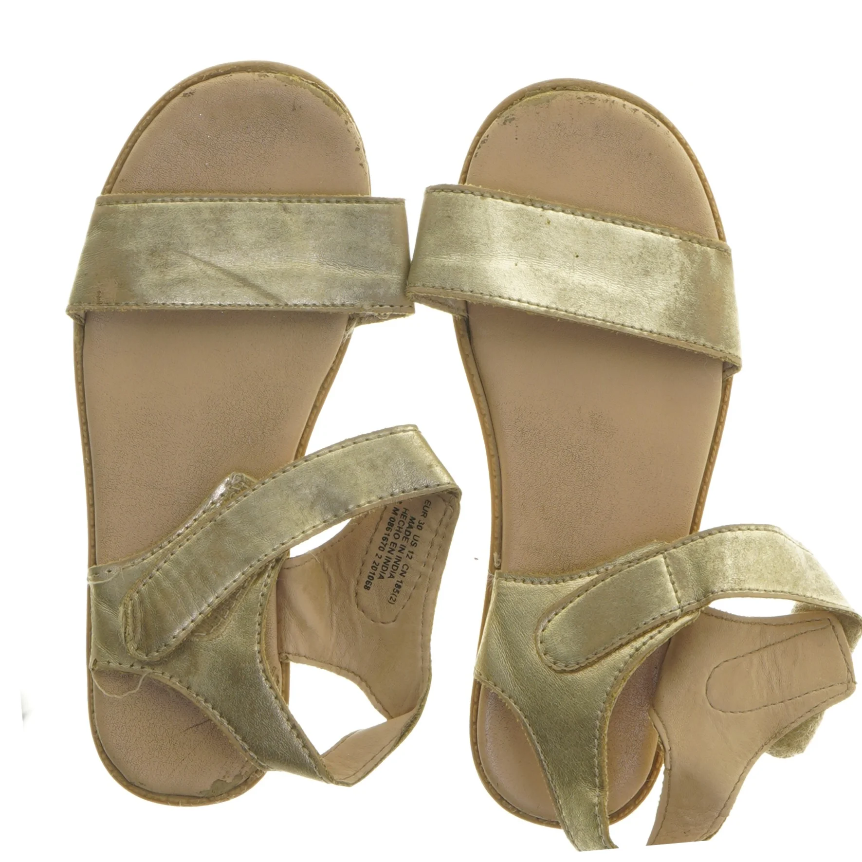 Guld sandaler til børn fra H&M (str. 30 )