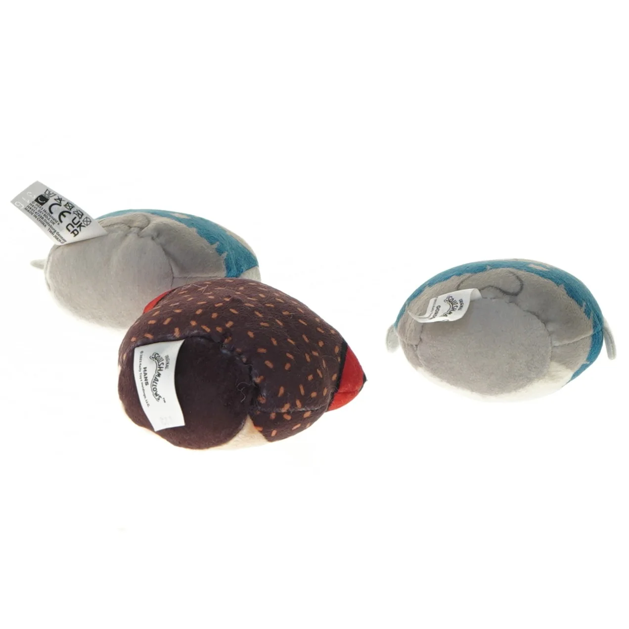 Sæt af små plysfigurer fra Squishmallows (str. 8 cm)