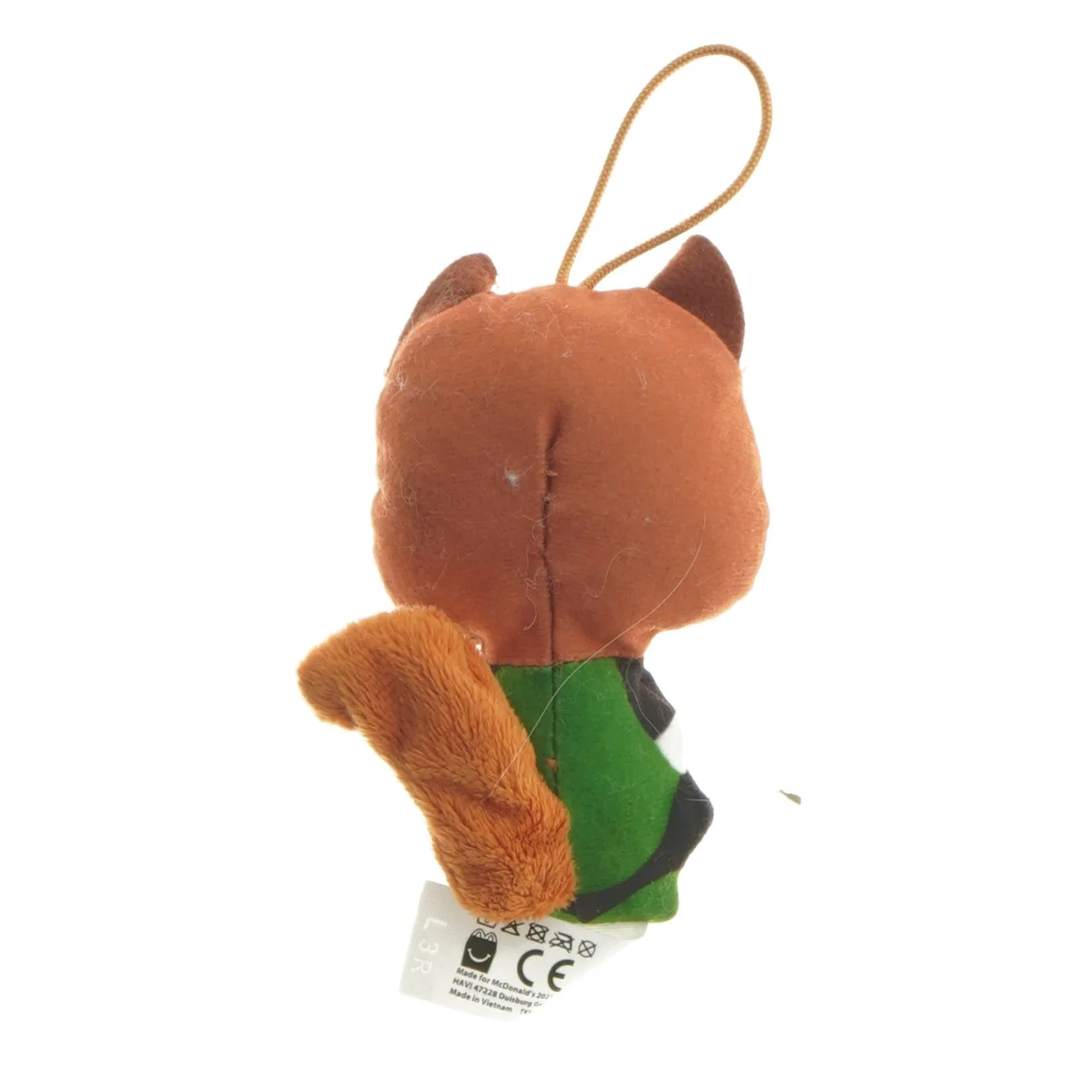 Plysdyr nøgleskilt (str. 10 cm)