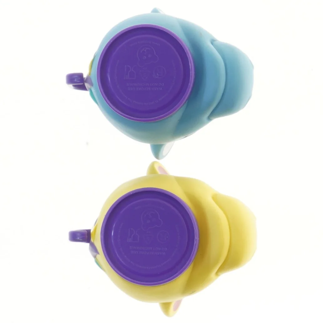 Sæt af enhjørning kopper (str. Ø 6,4x10 cm)