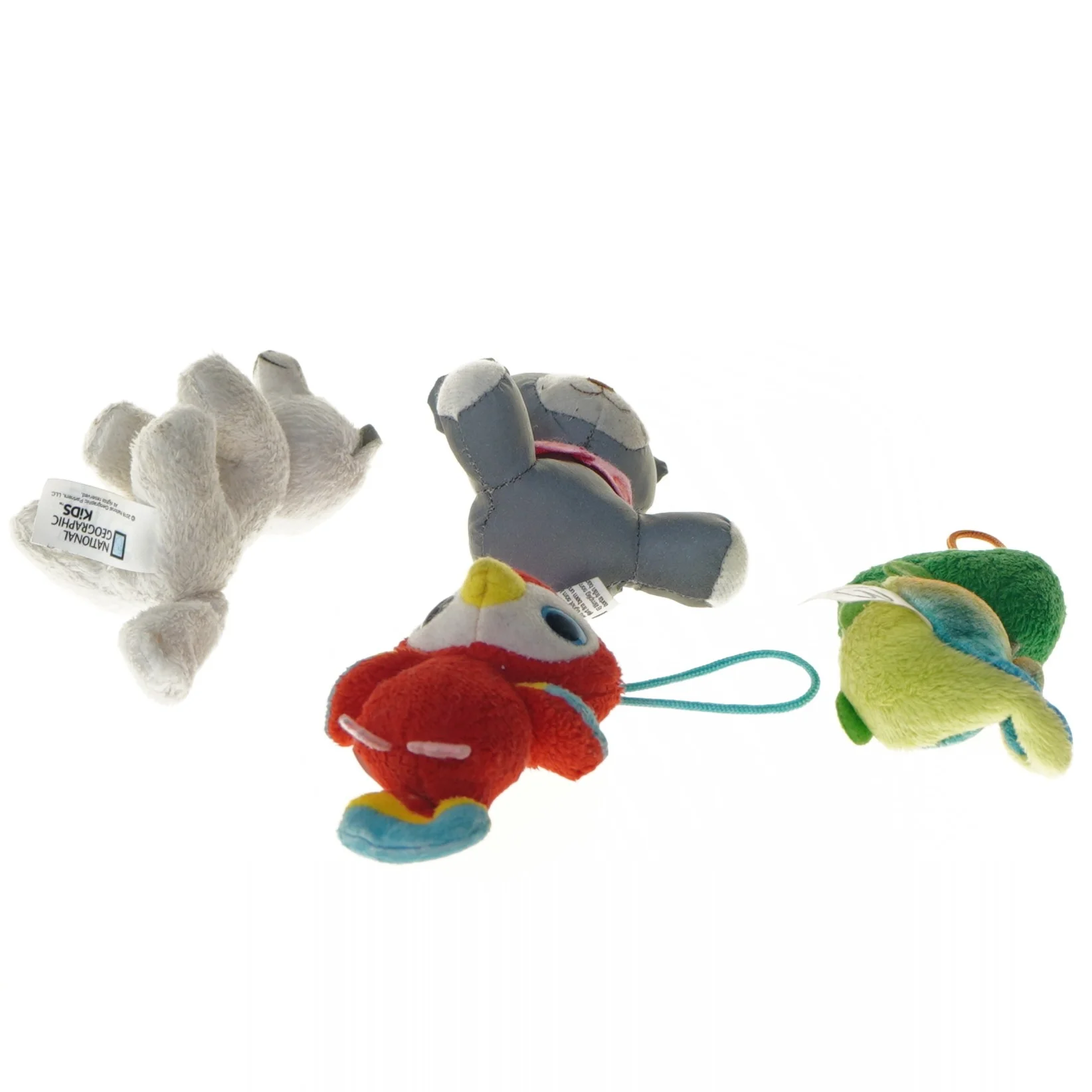 Sæt med små tøjdyr (str. 8 cm)