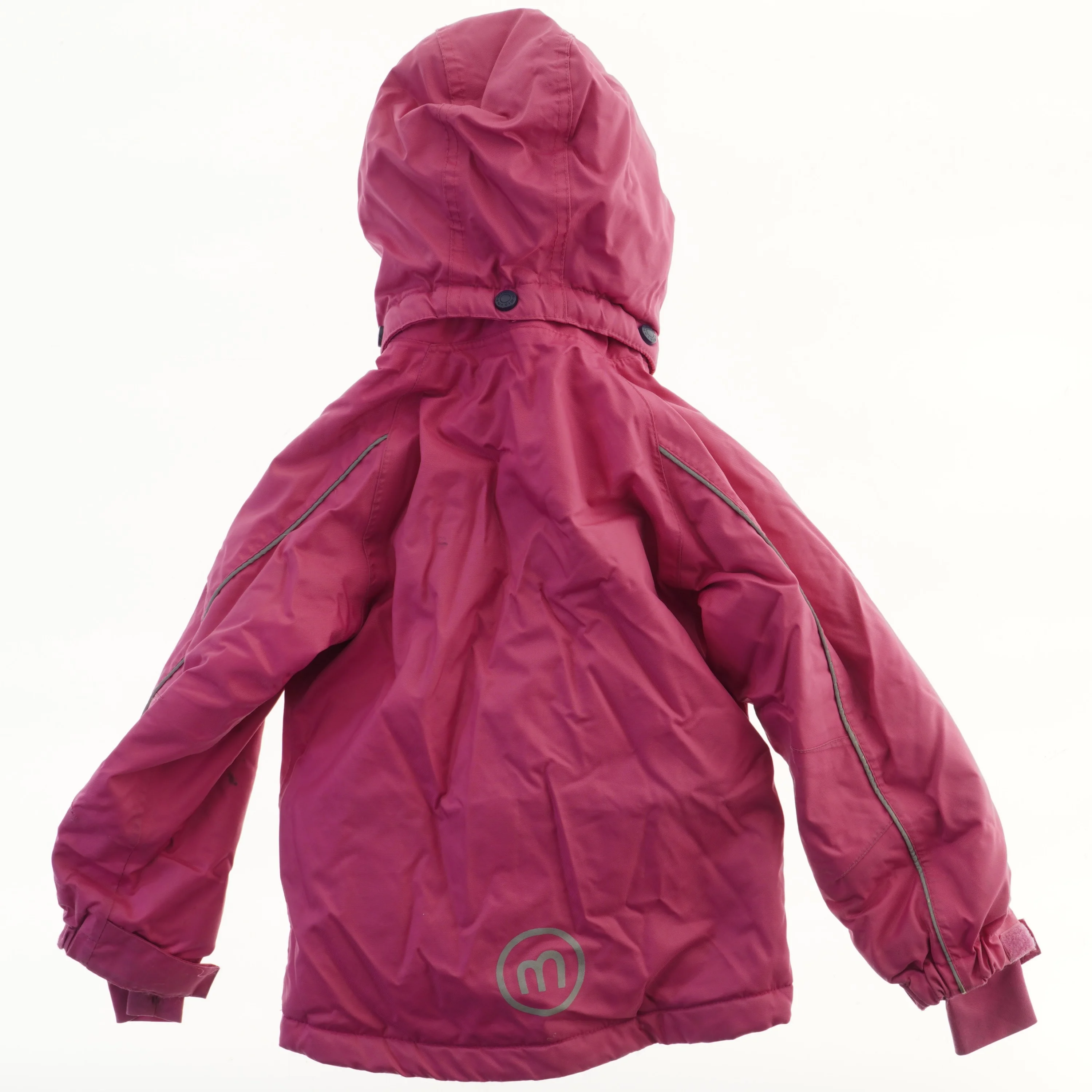 Børne Vinterjakke med Hætte fra Minymo (str. 110)