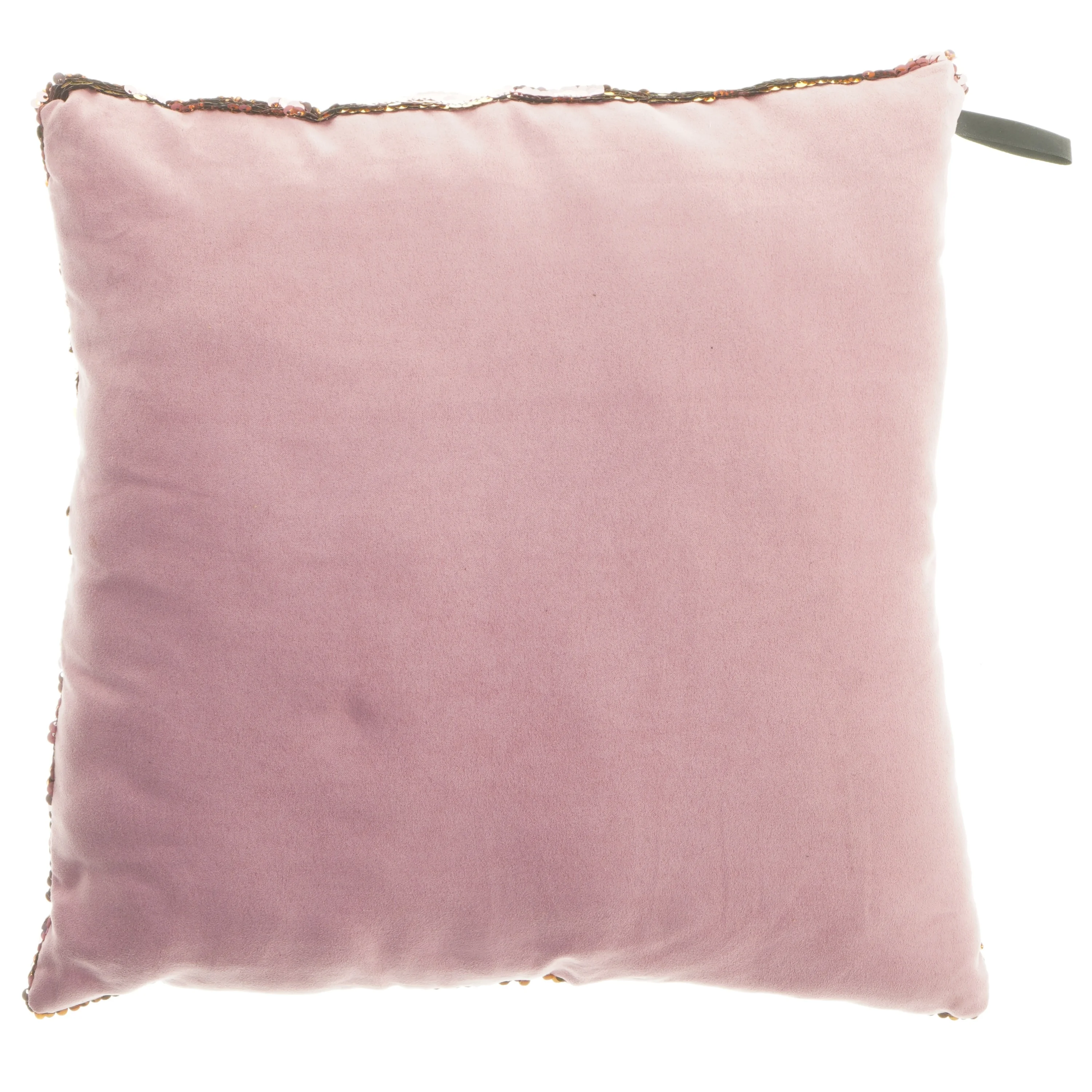 Pude med skinnende pallietter (str. 36x36 cm)