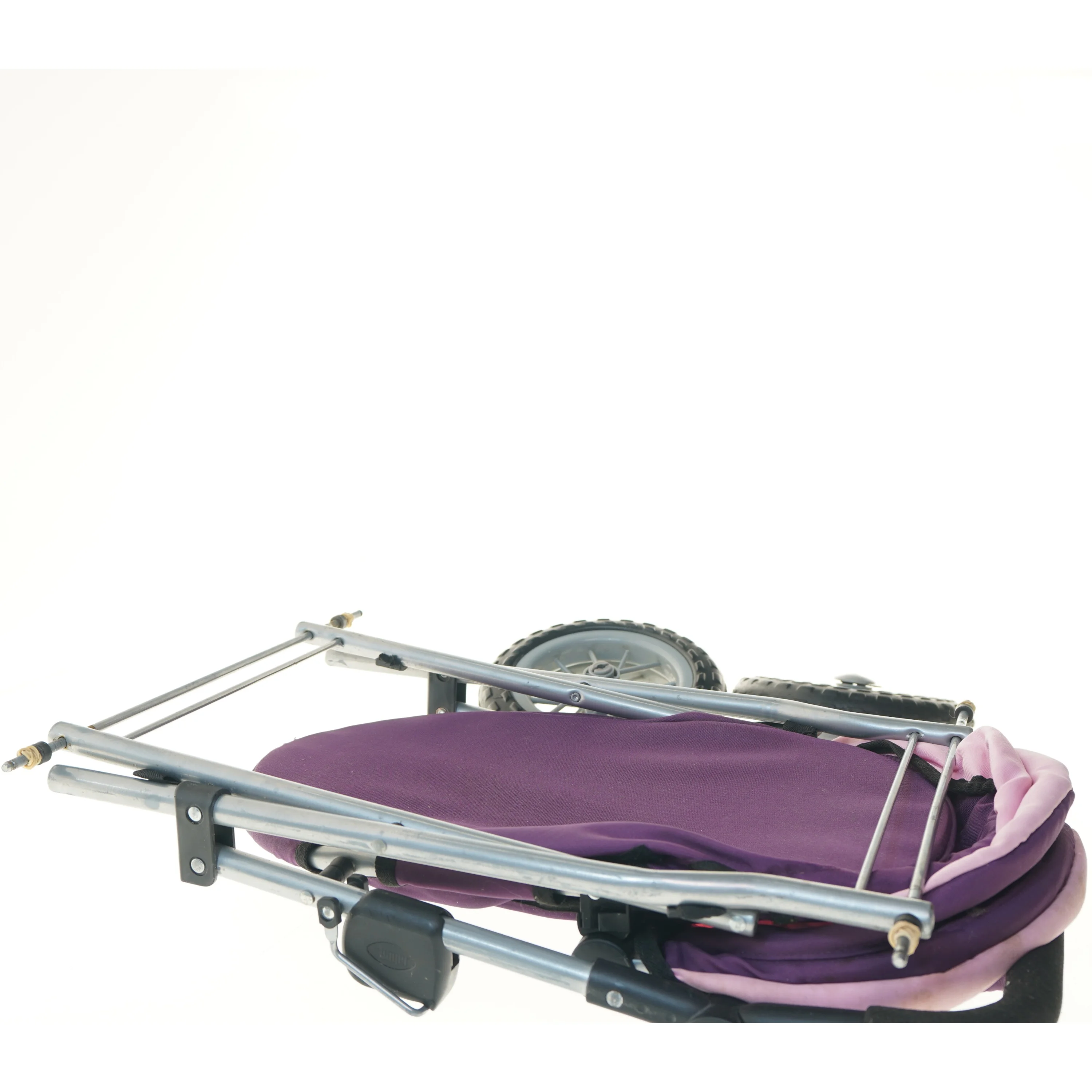 Dukke klapvogn med aftagelige hjul (str. 55x33 cm)