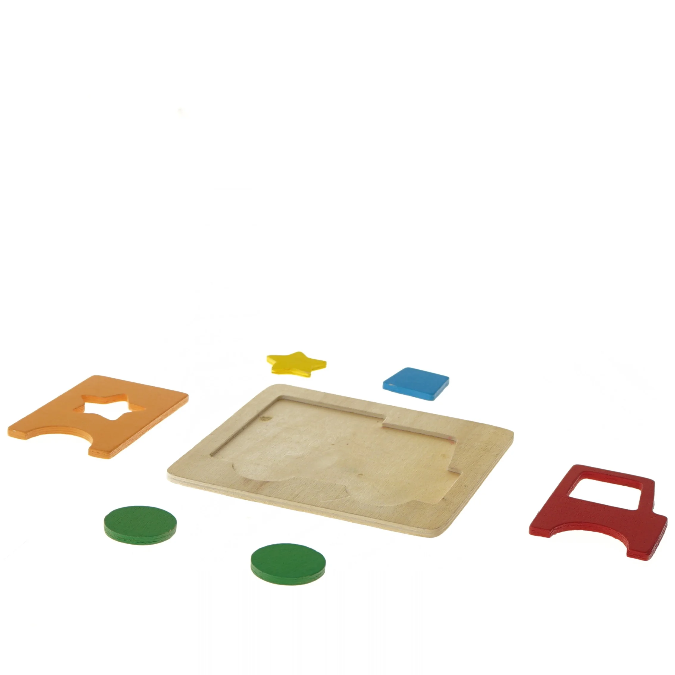 Træpuslespil bil (str. 15x15 cm)