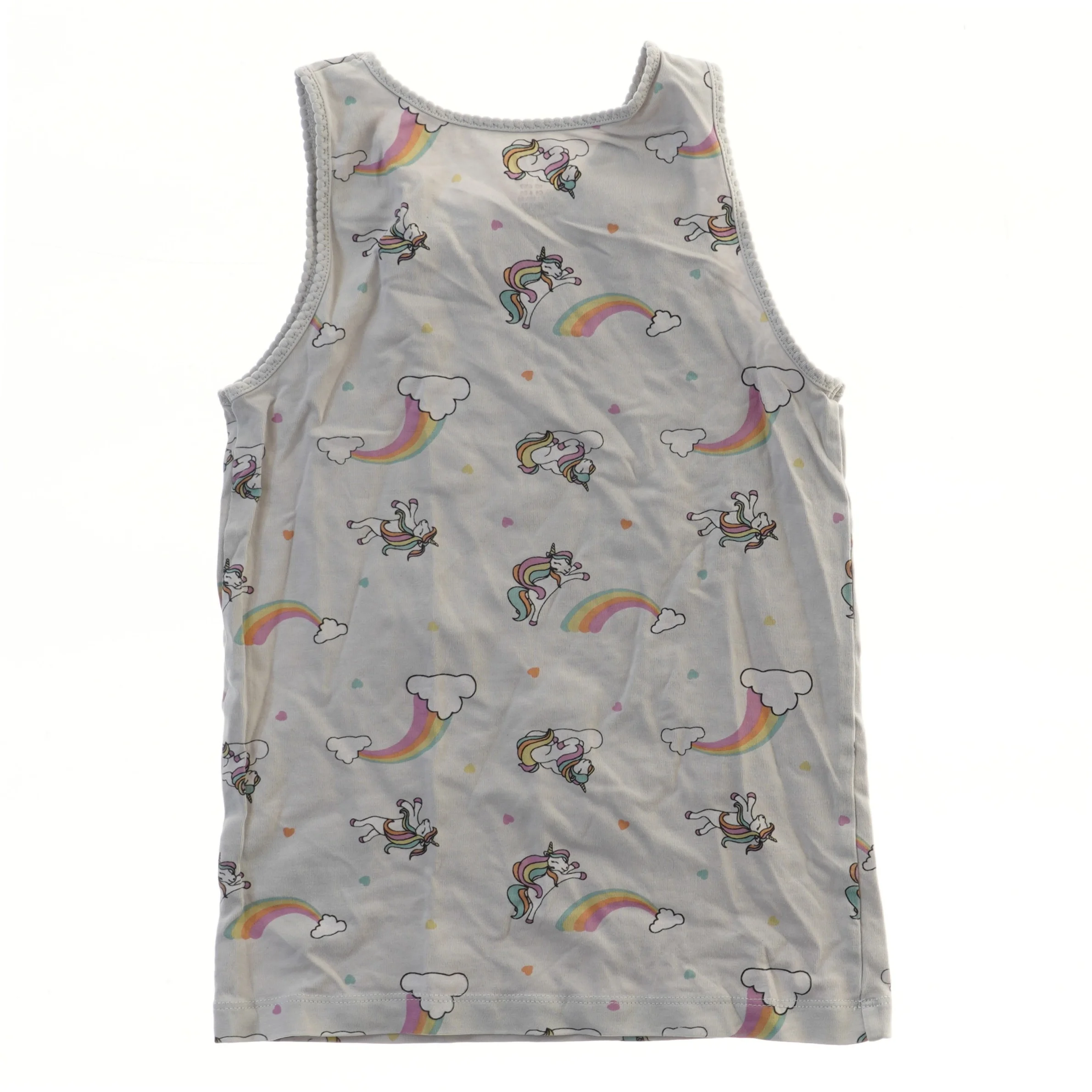 Børneundertrøje med enhjørninger og regnbuer fra H&M (str. 122)