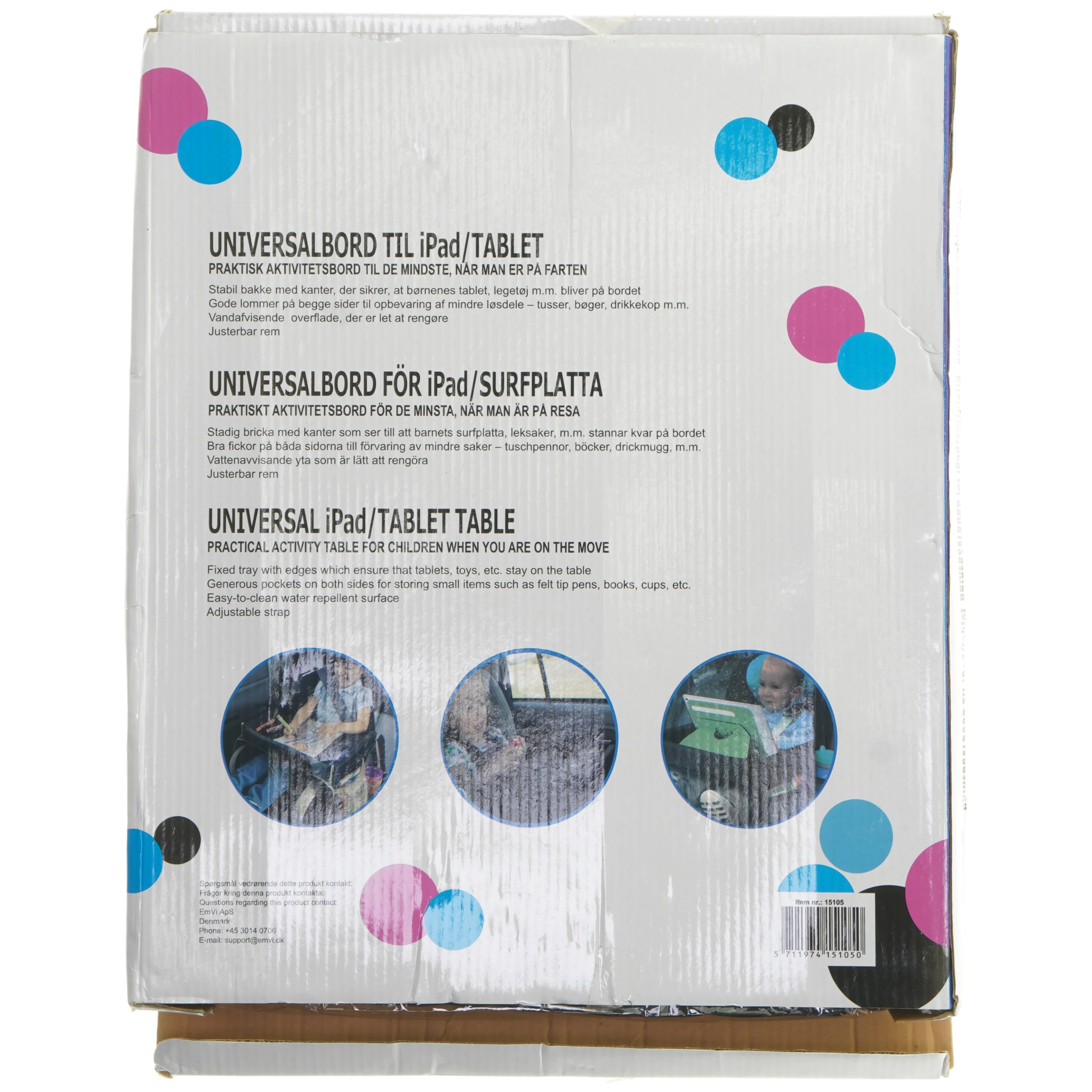 Universalbord til iPad/tablet