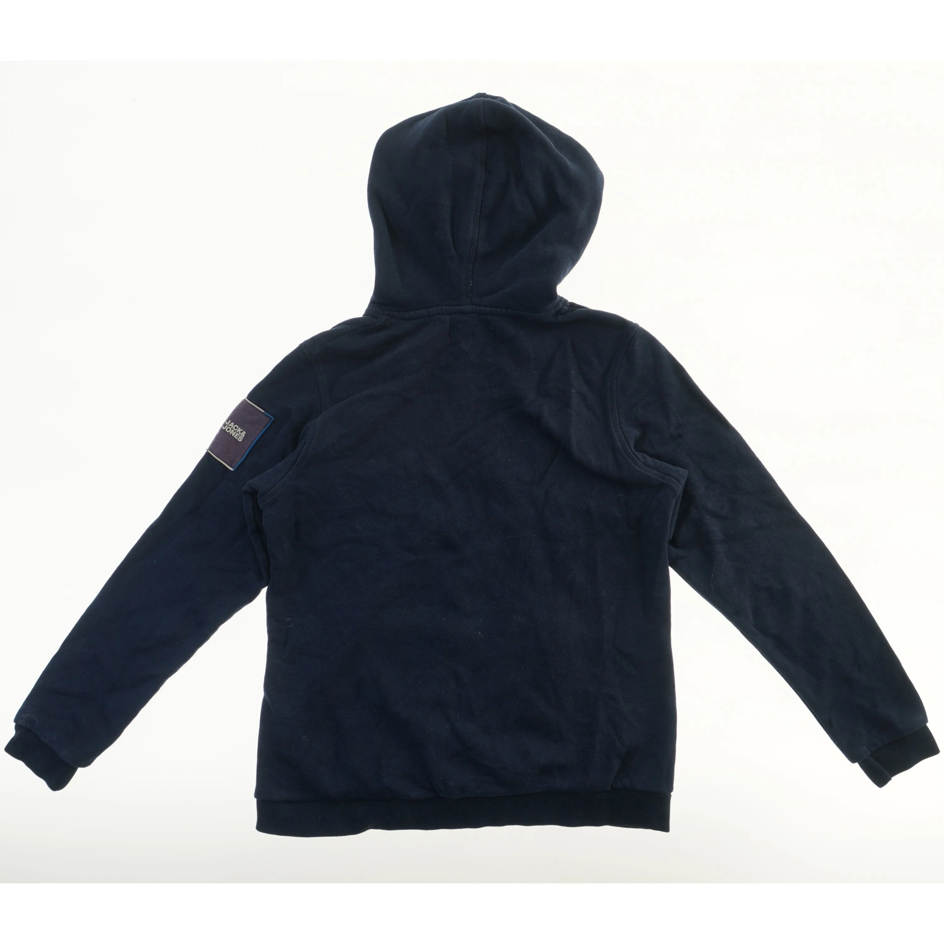 Mørkeblå hættetrøje fra Jack & Jones (str. 152)
