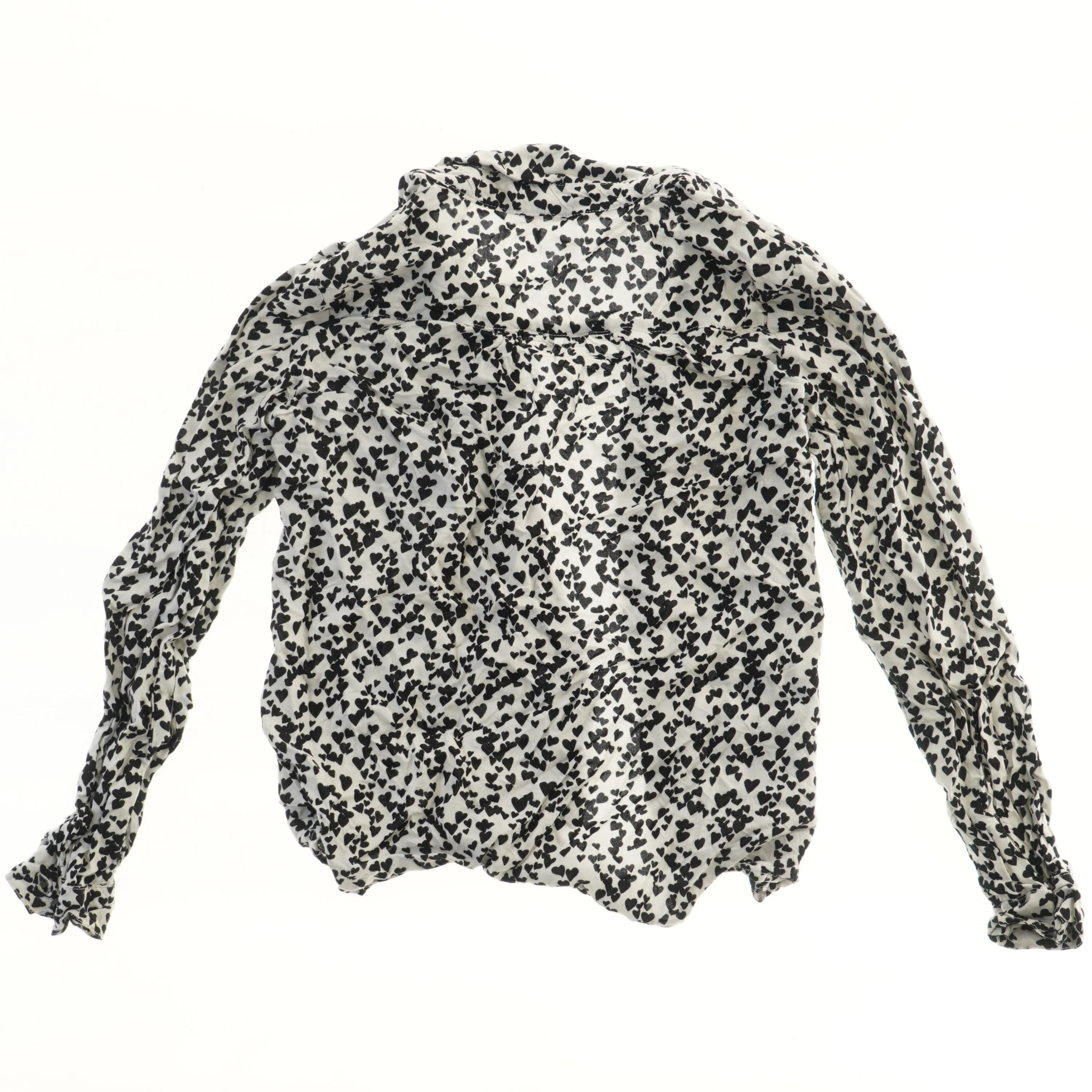 Langærmet mønstret skjorte fra H&M (str. 140)