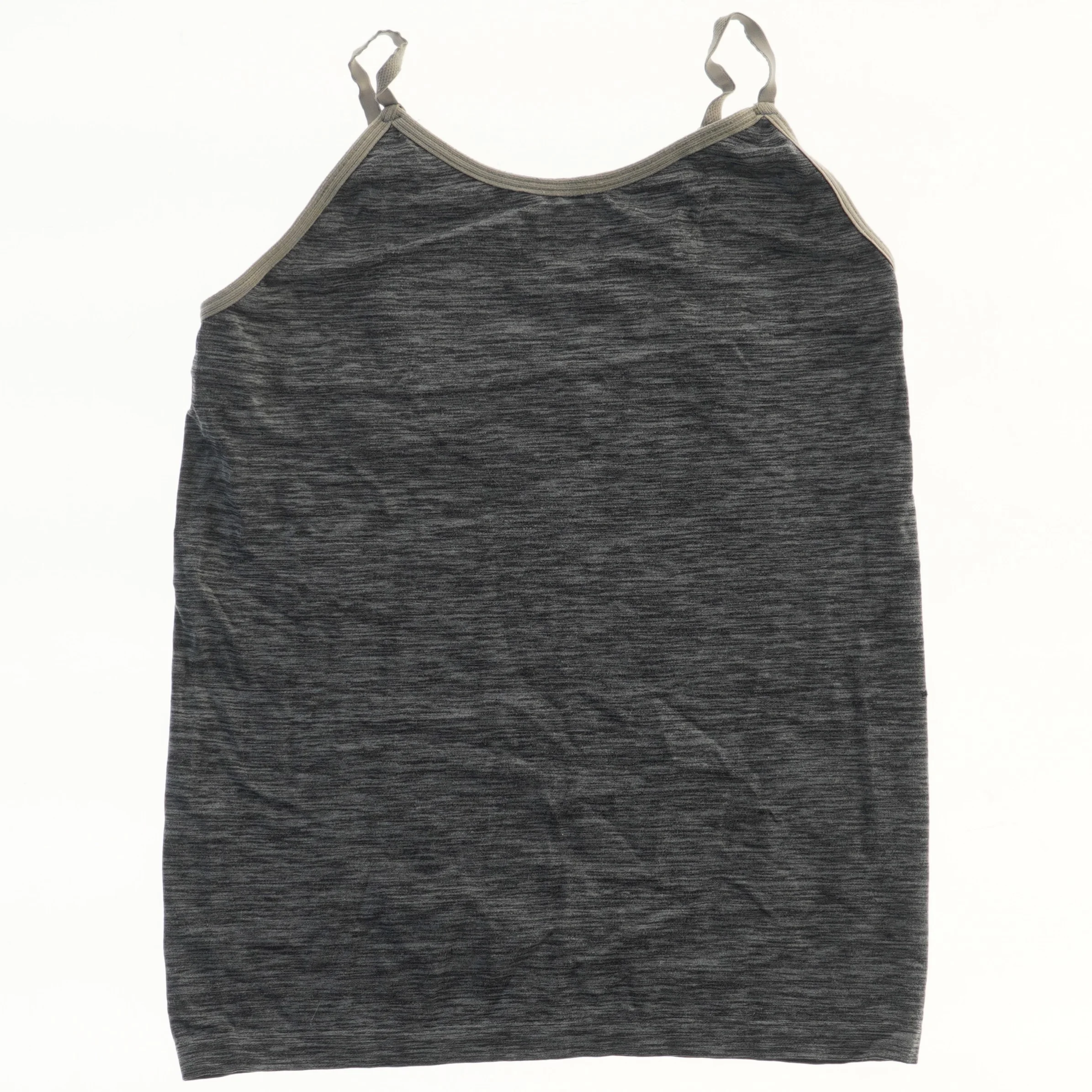 Grå top med stropper (str. 146)