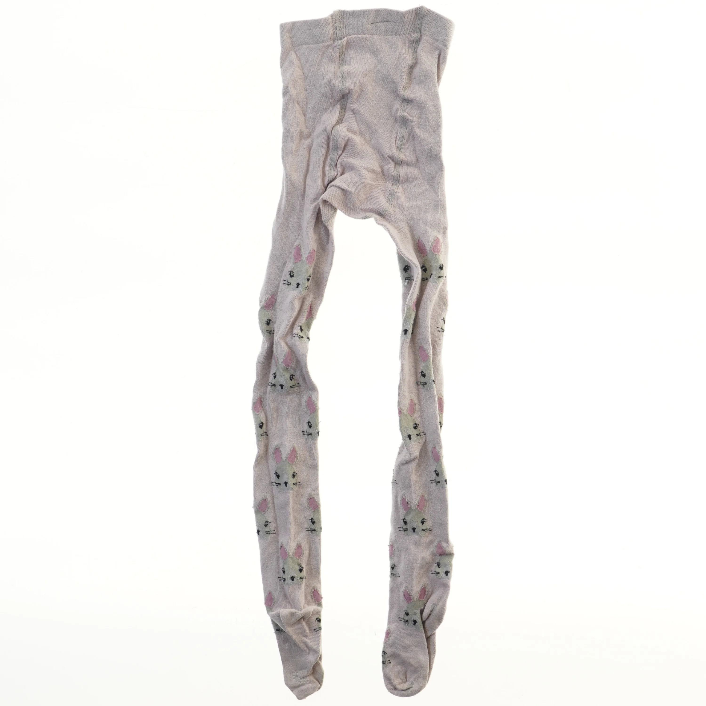 Børne strømpebukser med kaninmønster fra H&M (str. 110)