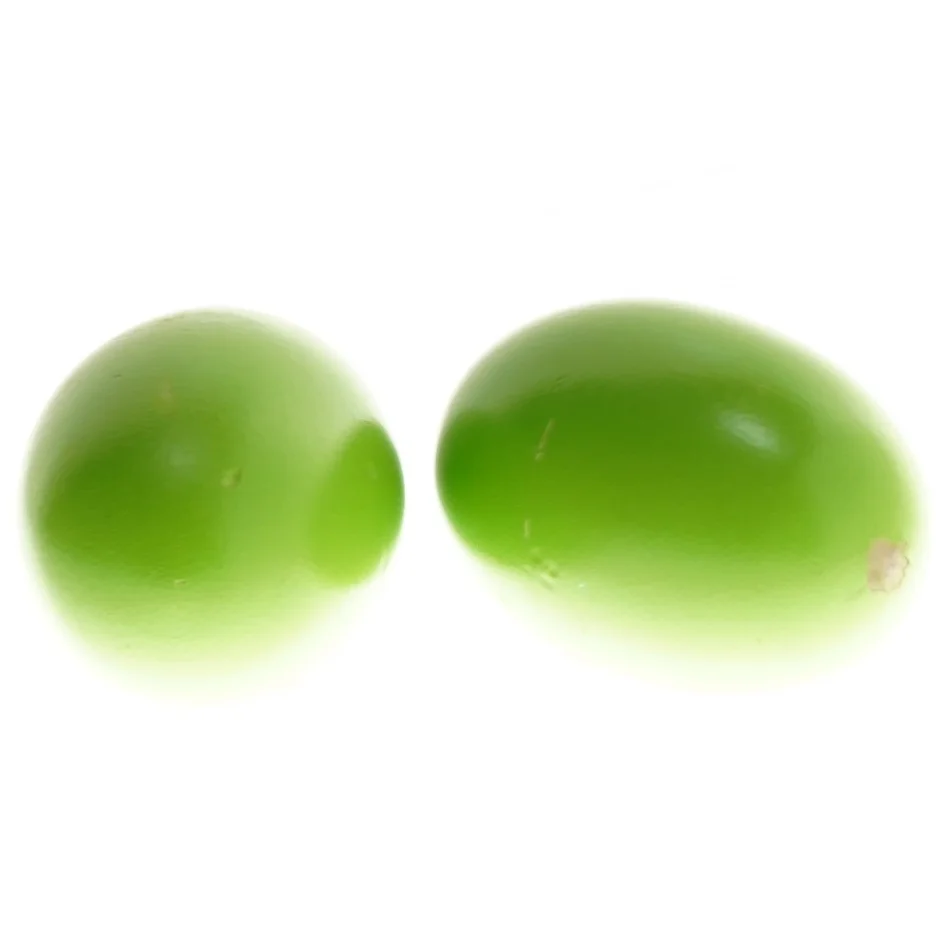 Grønne Rasle æg (str. 9 cm)